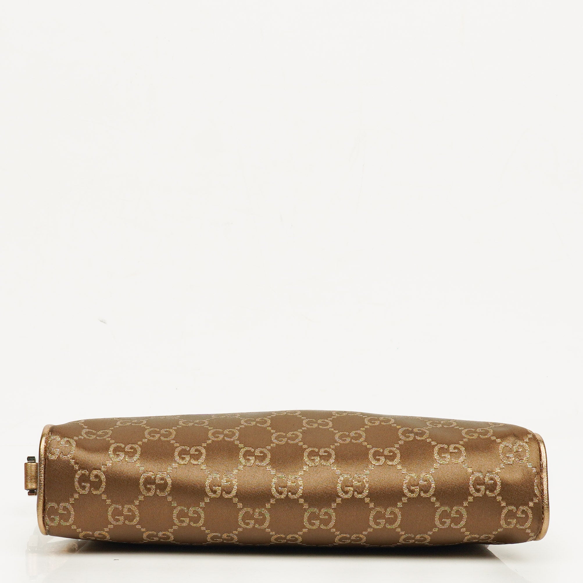 Gucci GG Satin Abbey D-ring Pochette Bag