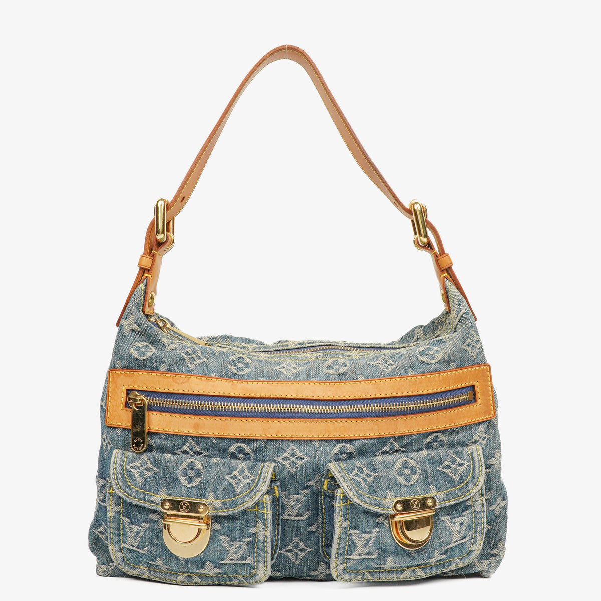 Louis Vuitton Baggy PM Monogram Denim Shoulder Bag