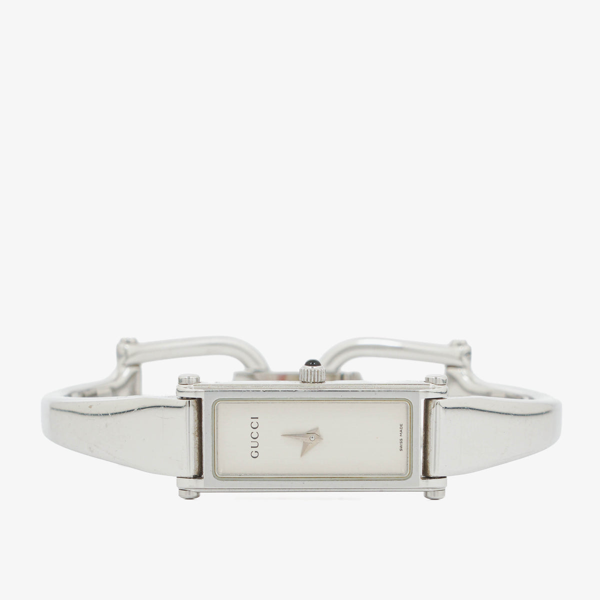 Gucci 1500L Rectangular Stainless Steel Watch