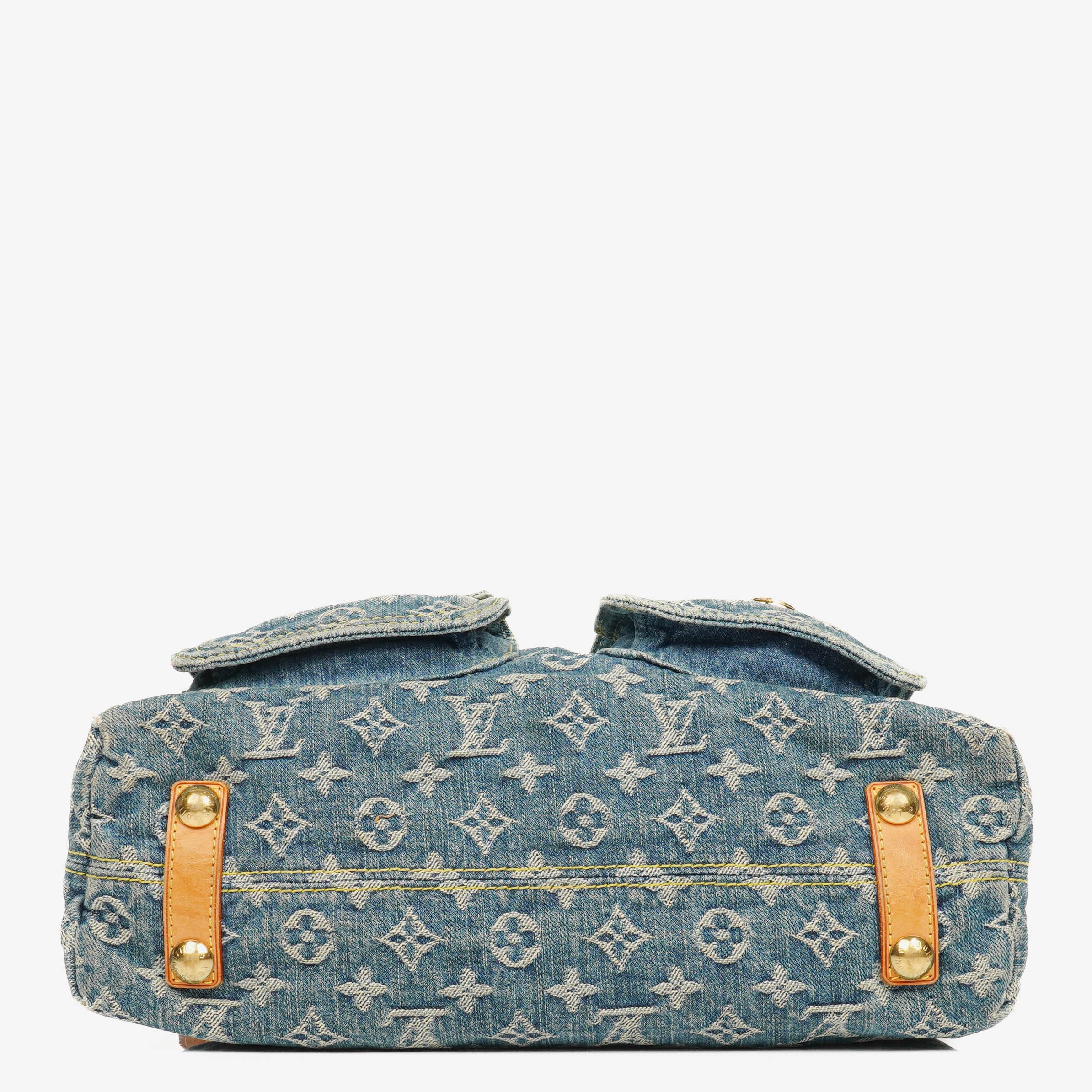 Louis Vuitton Baggy GM Monogram Denim Shoulder Bag