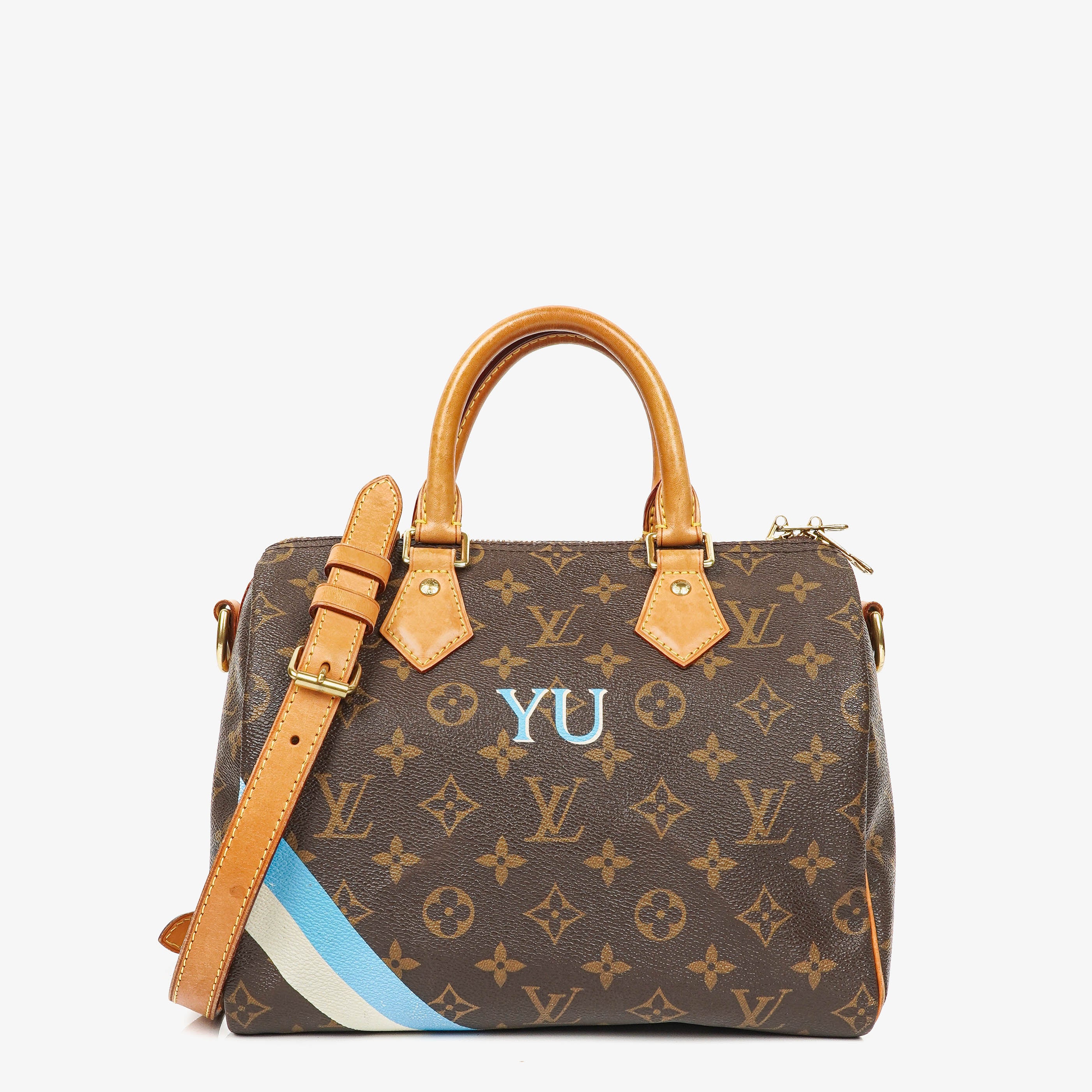Louis Vuitton Speedy 25 Bandoulière Monogram Canvas Bag