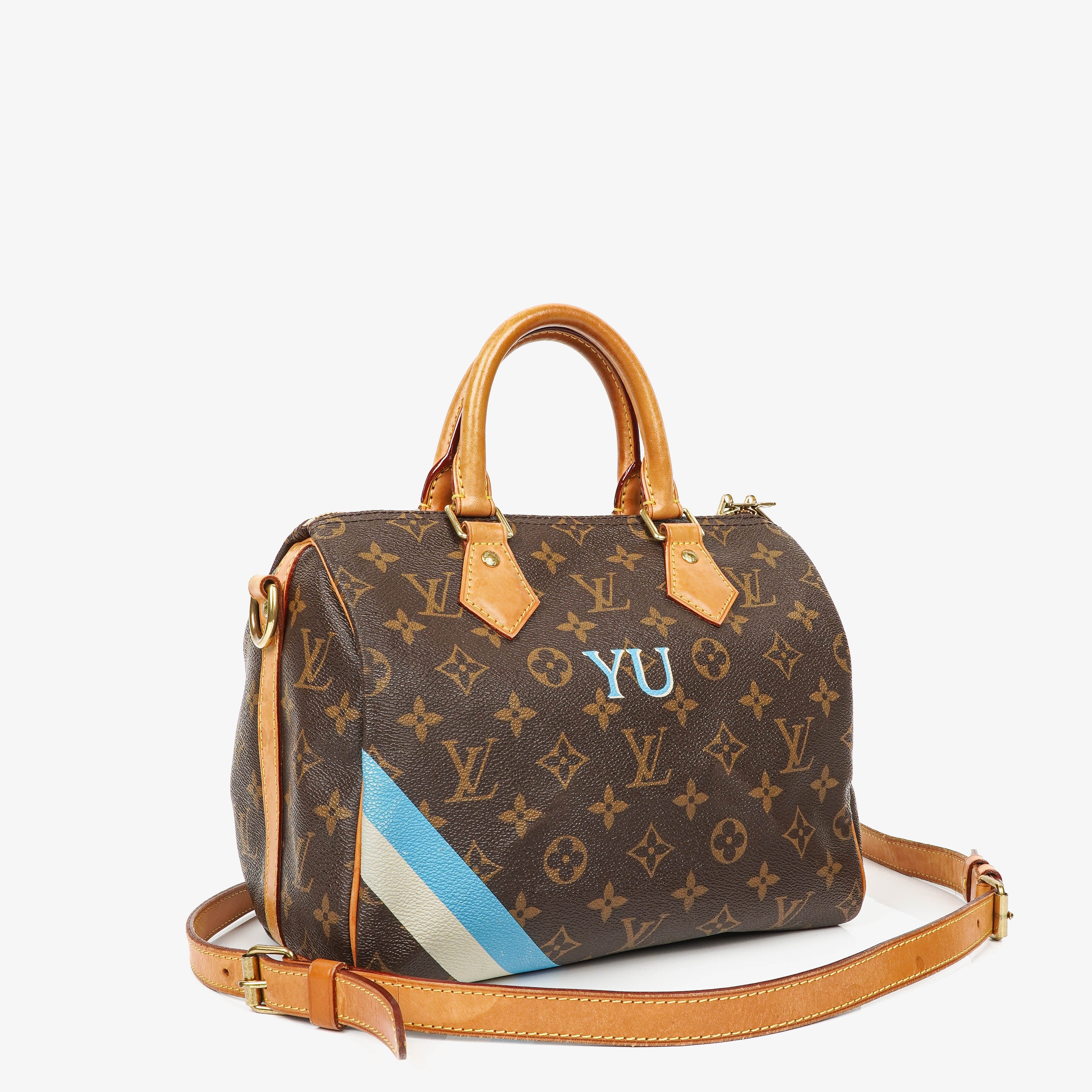 Louis Vuitton Speedy 25 Bandoulière Monogram Canvas Bag