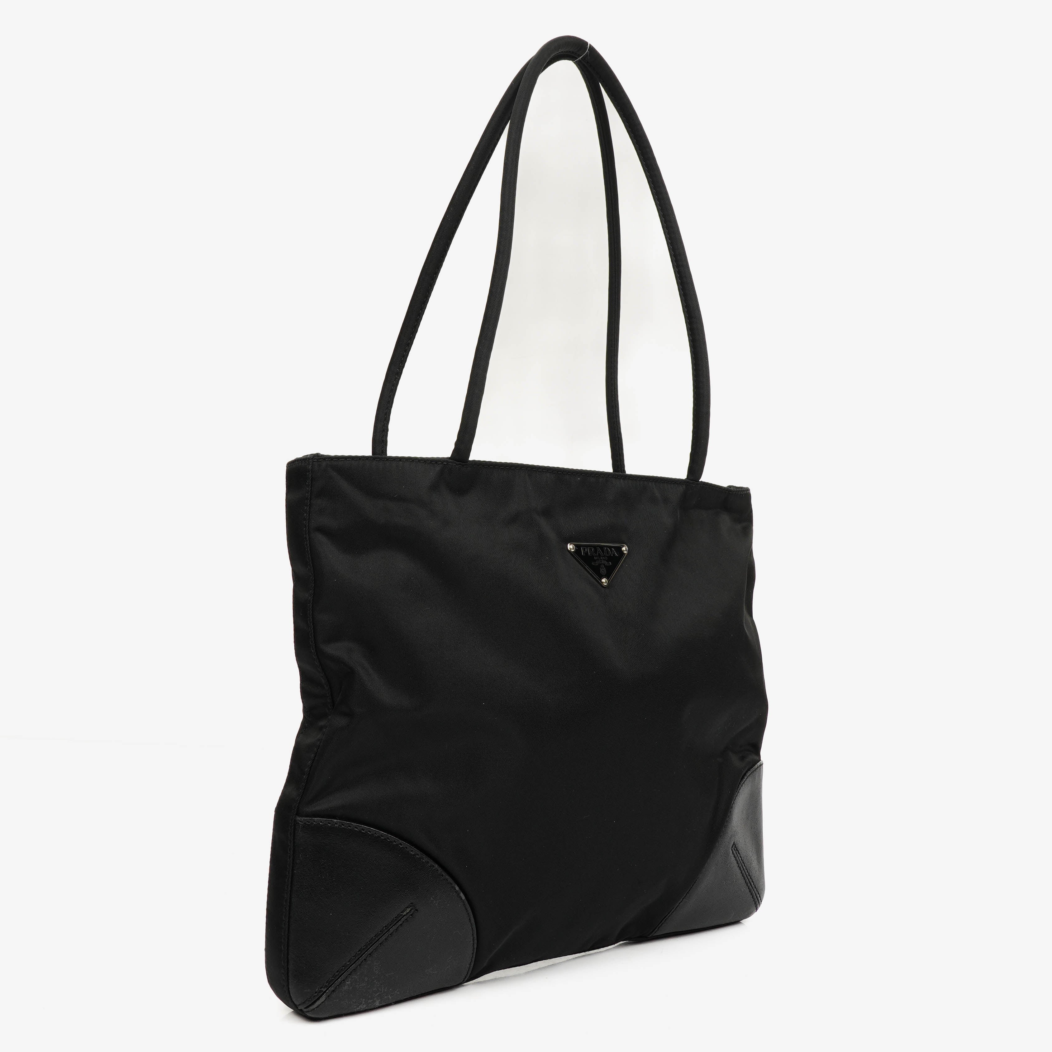 Prada Balck Nylon Tessuto Easy Handbag 