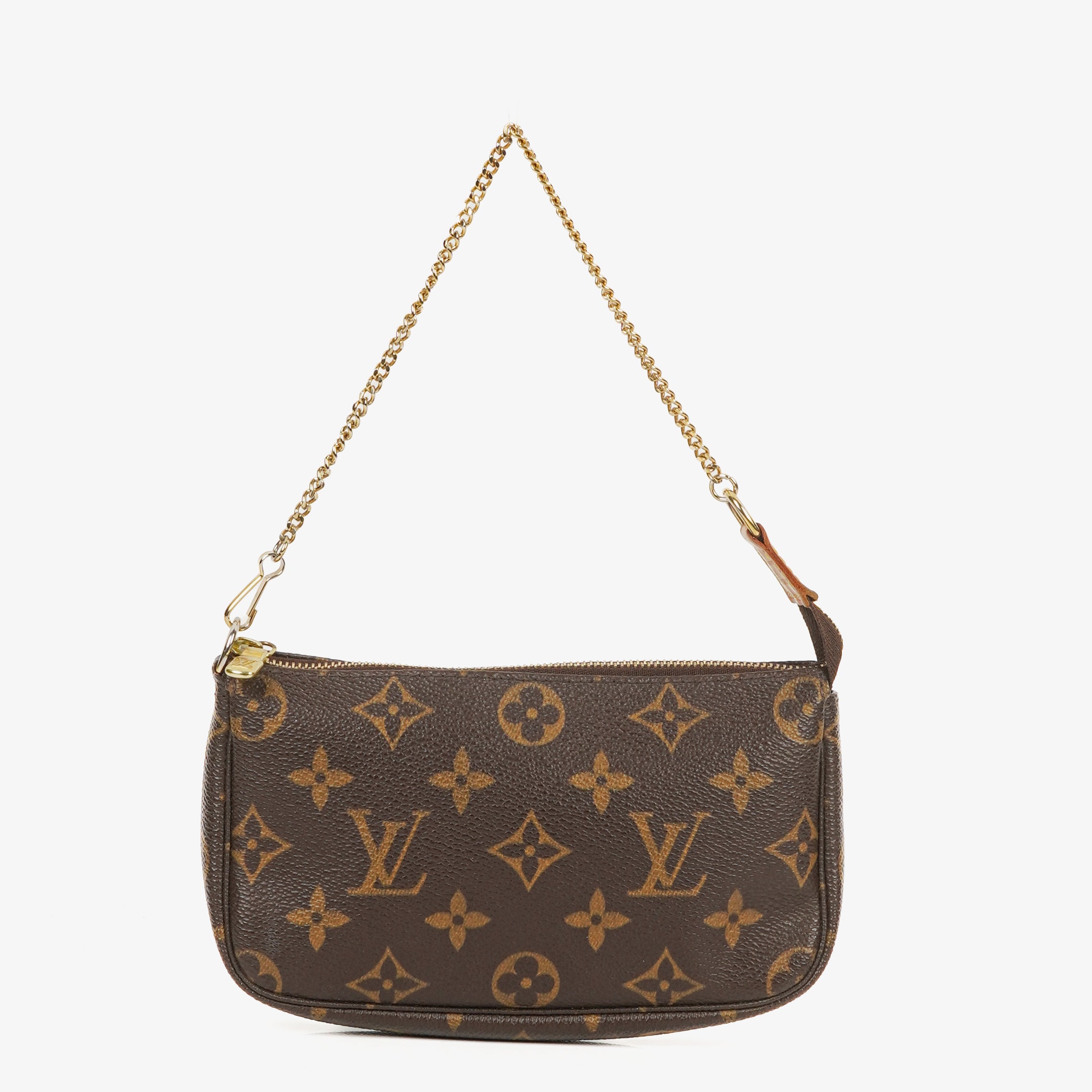 Louis Vuitton Mini Pochette Accessoires Monogram Canvas Clutch Handbag