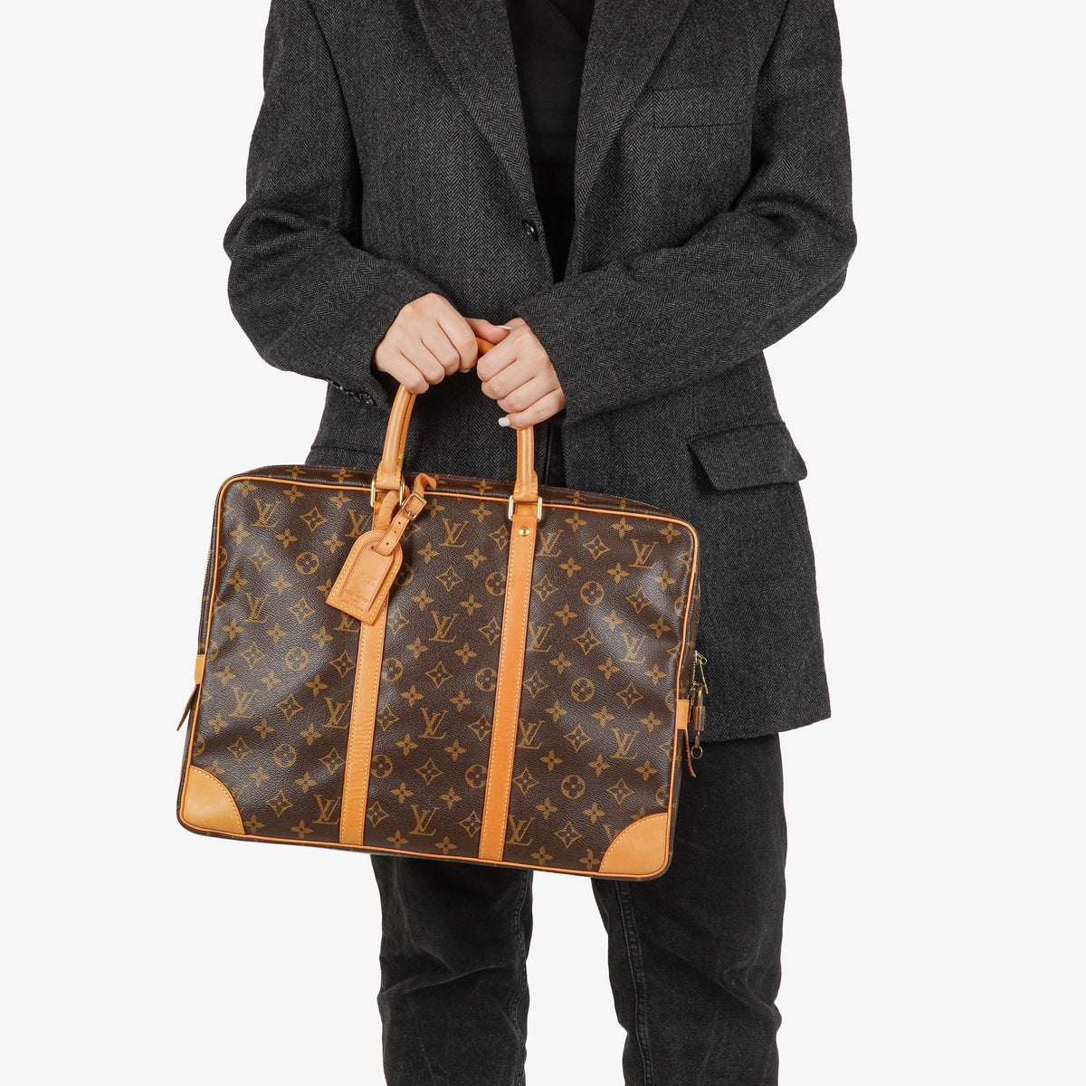 Louis Vuitton Porte-Documents Voyage Monogram Canvas Briefcase