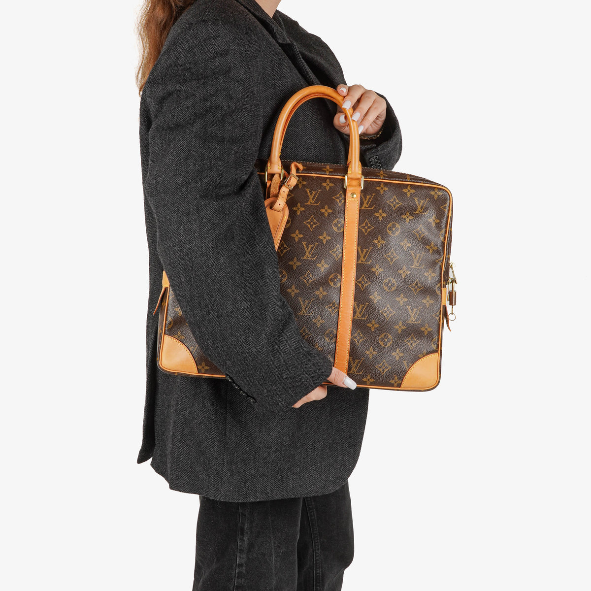 Louis Vuitton Porte-Documents Voyage Monogram Canvas Briefcase