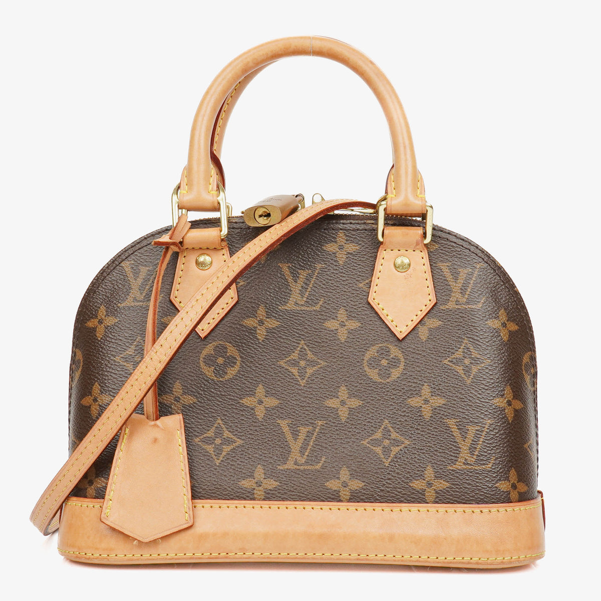 Louis Vuitton Alma BB Monogram Canvas Handbag