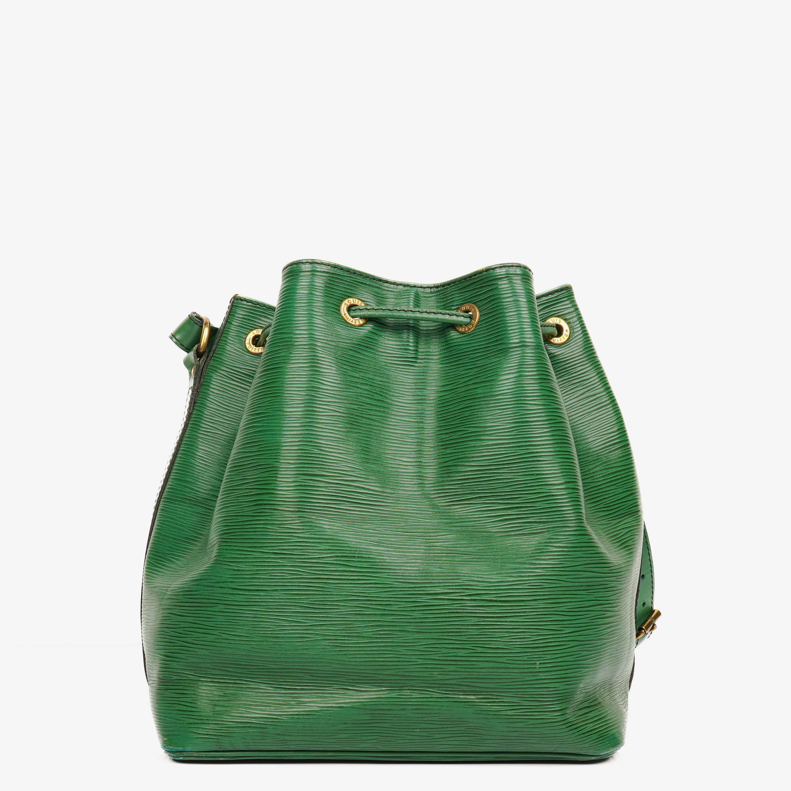 Louis Vuitton Petit Noe Green EPI Leather Shoulder Bag