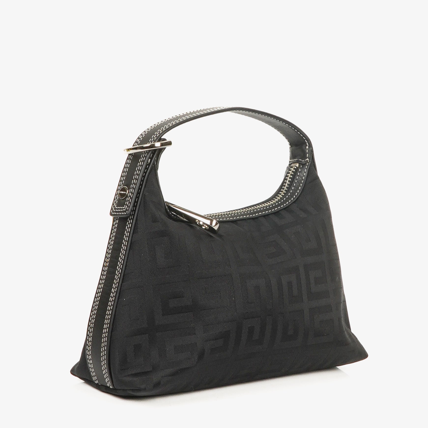 Givenchy Black Nylon Hobo Bag