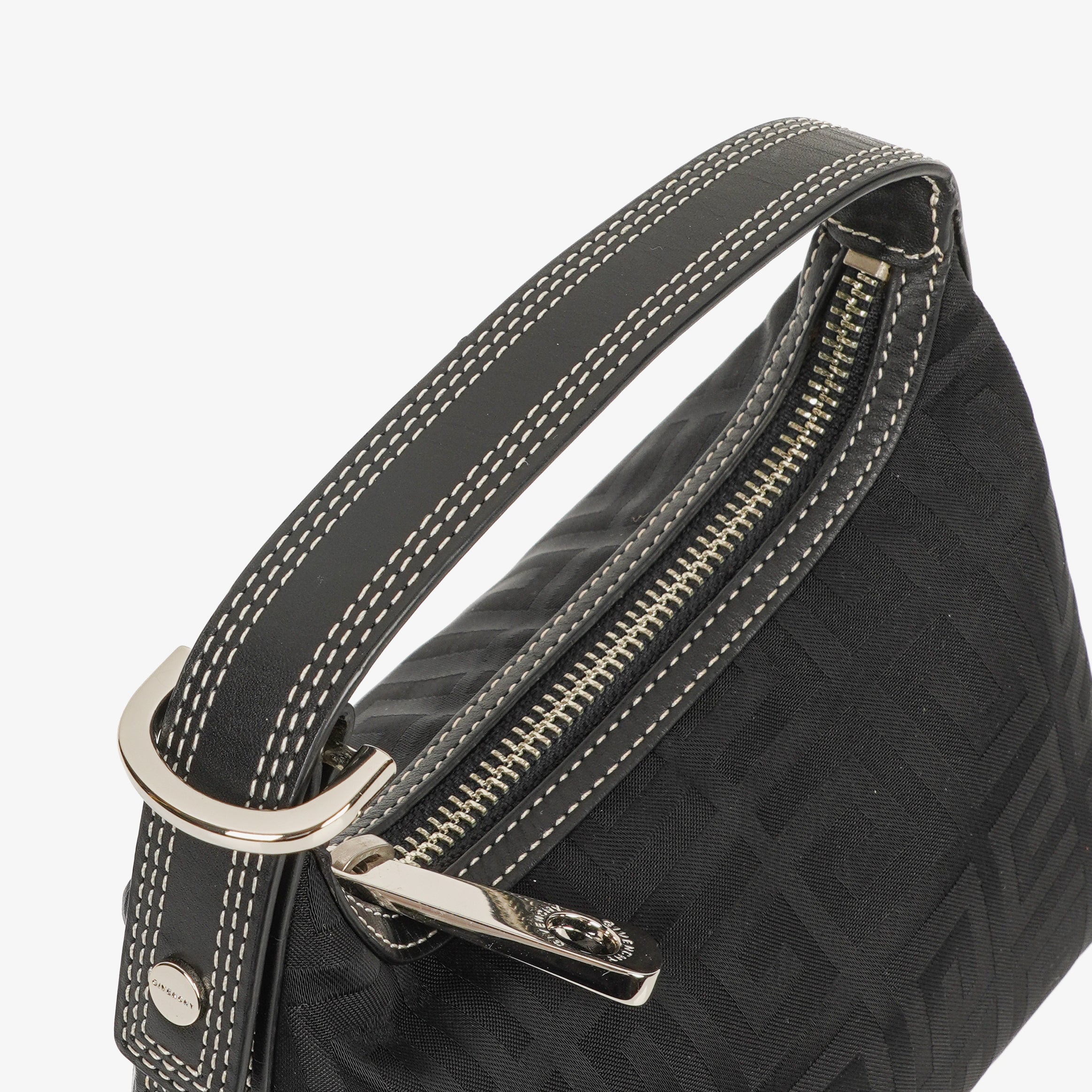 Givenchy Black Nylon Hobo Bag