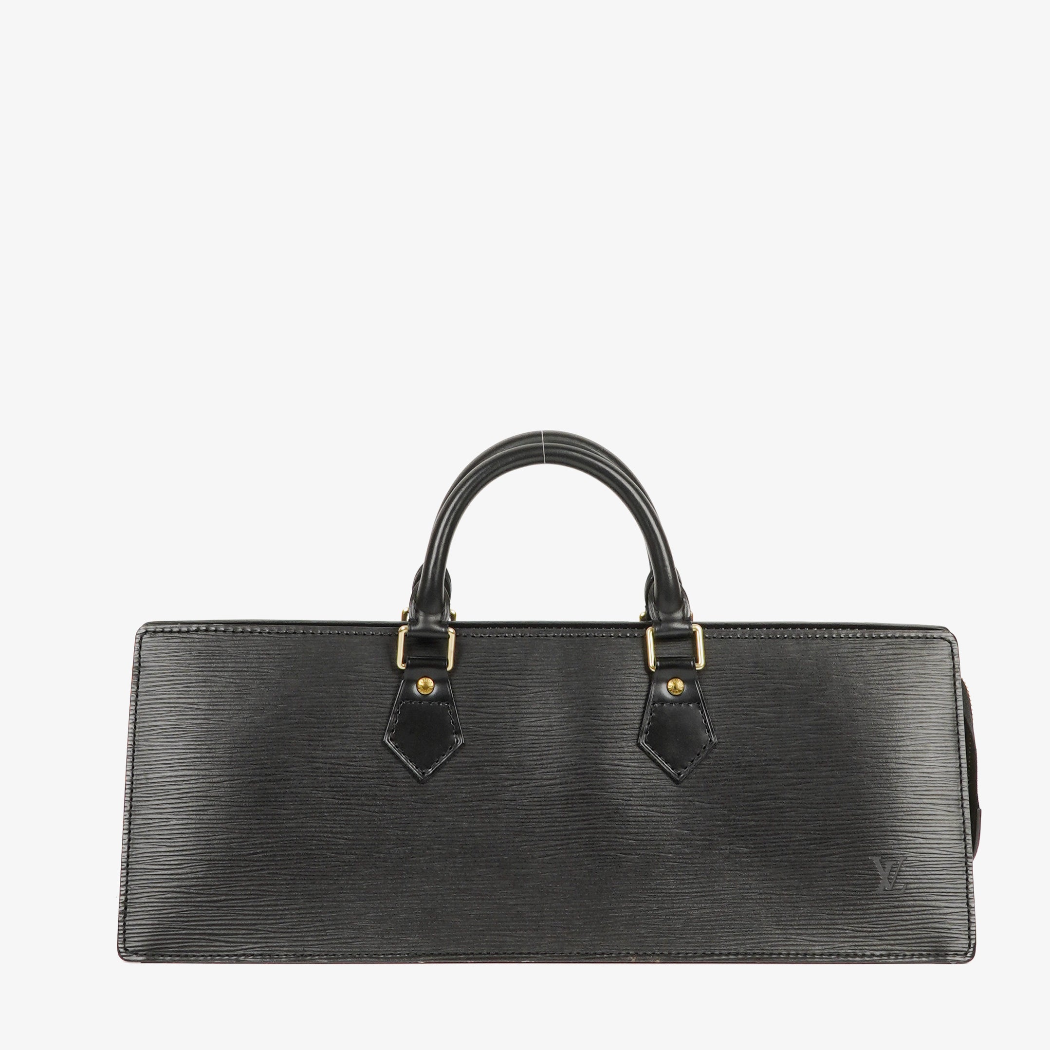 Louis Vuitton Sac Triangle Black EPI Leather Handbag