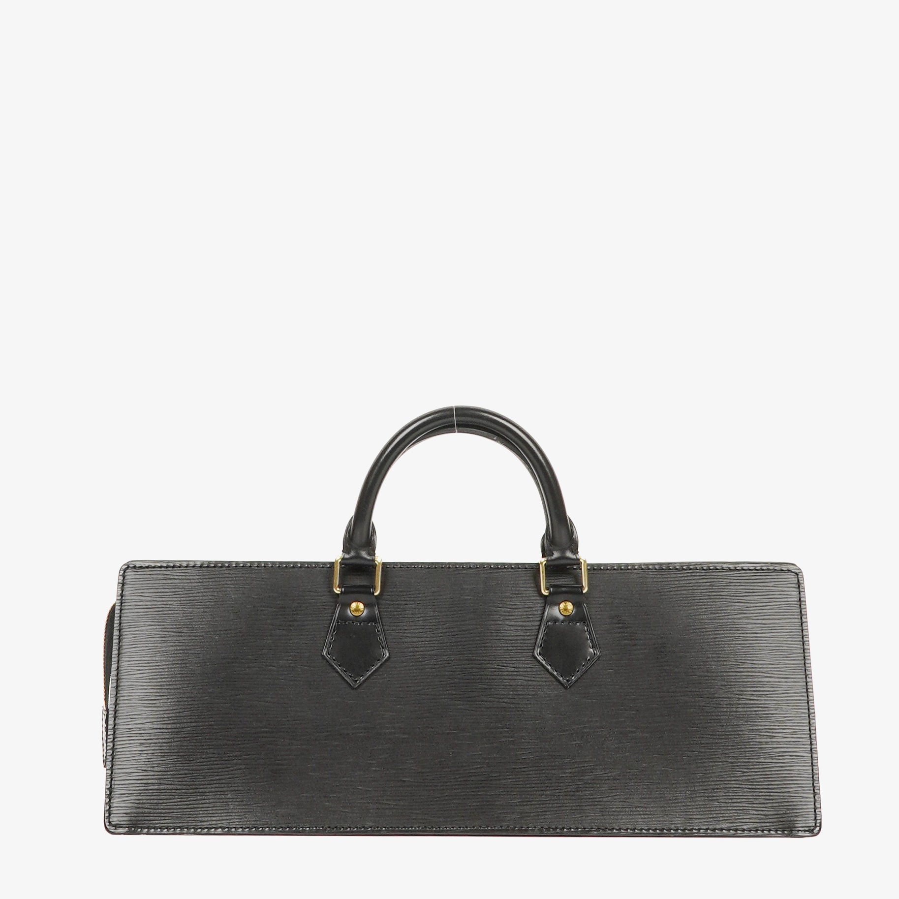 Louis Vuitton Sac Triangle Black EPI Leather Handbag