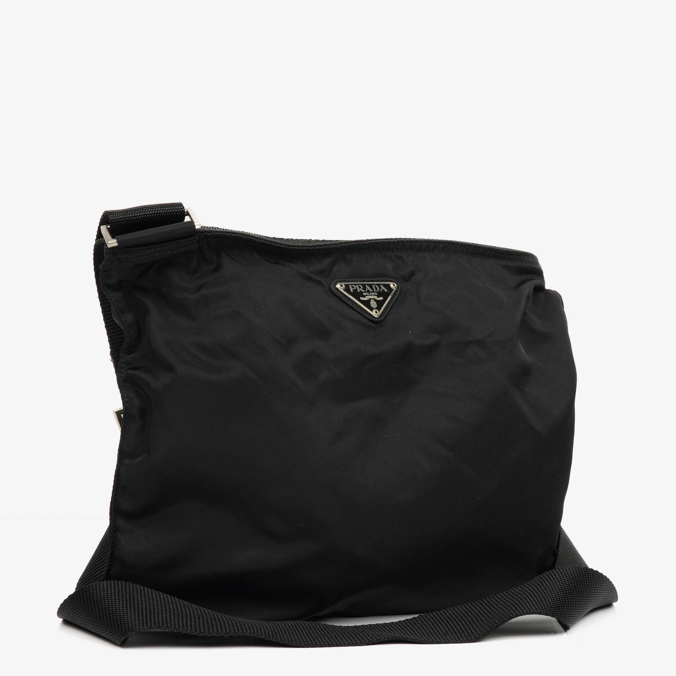 Prada Vela Sport Black Nylon Crossbody Bag