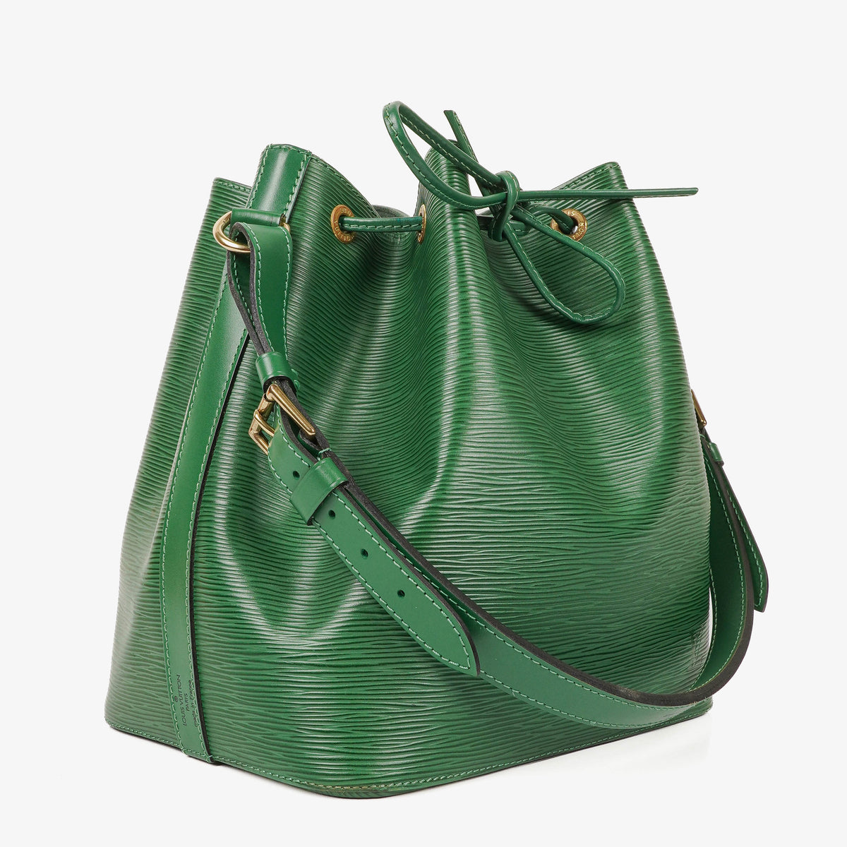 Louis Vuitton Petit Noe Green EPI Leather Shoulder Bag