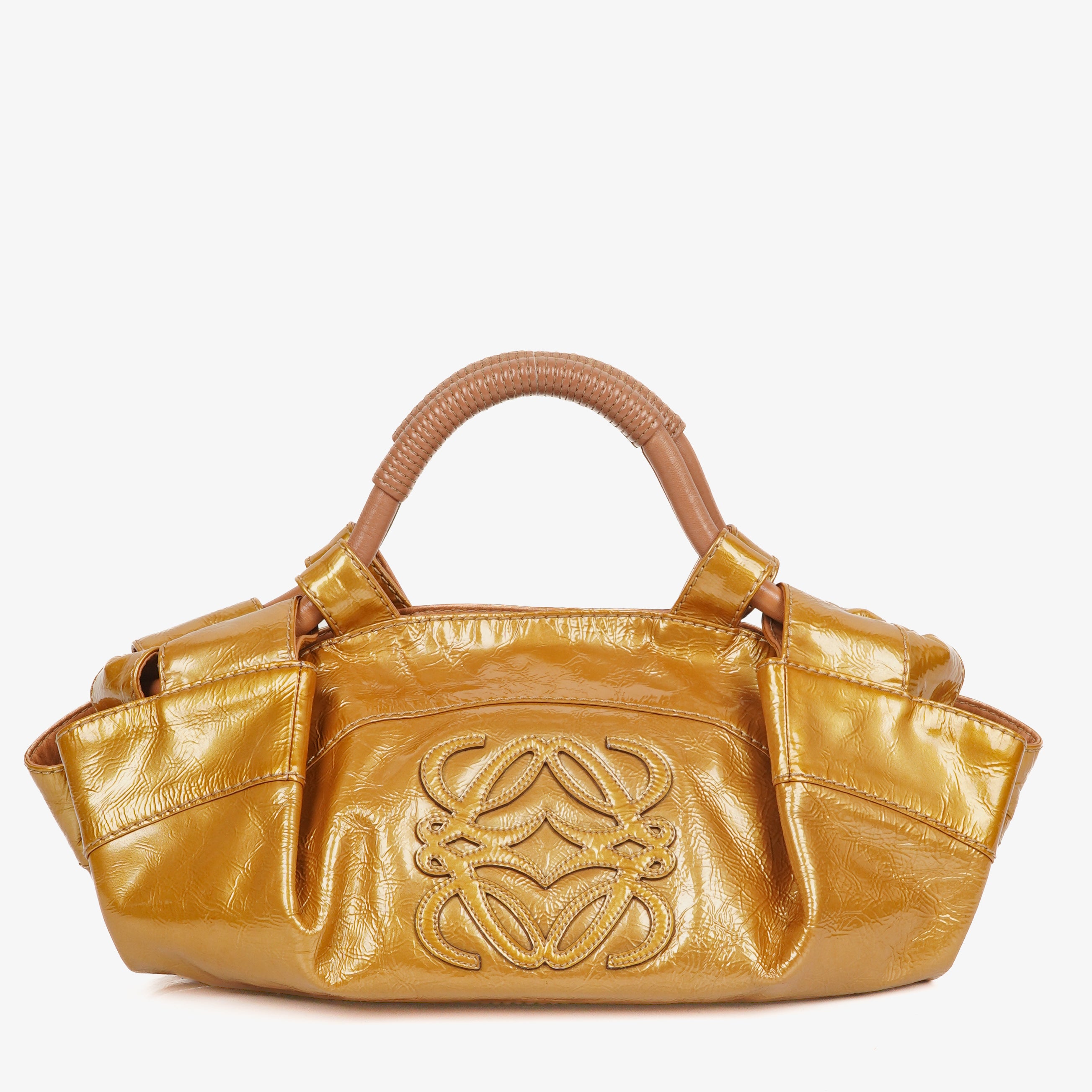 Loewe Aire Patent Leather Anagram Nappa Bag