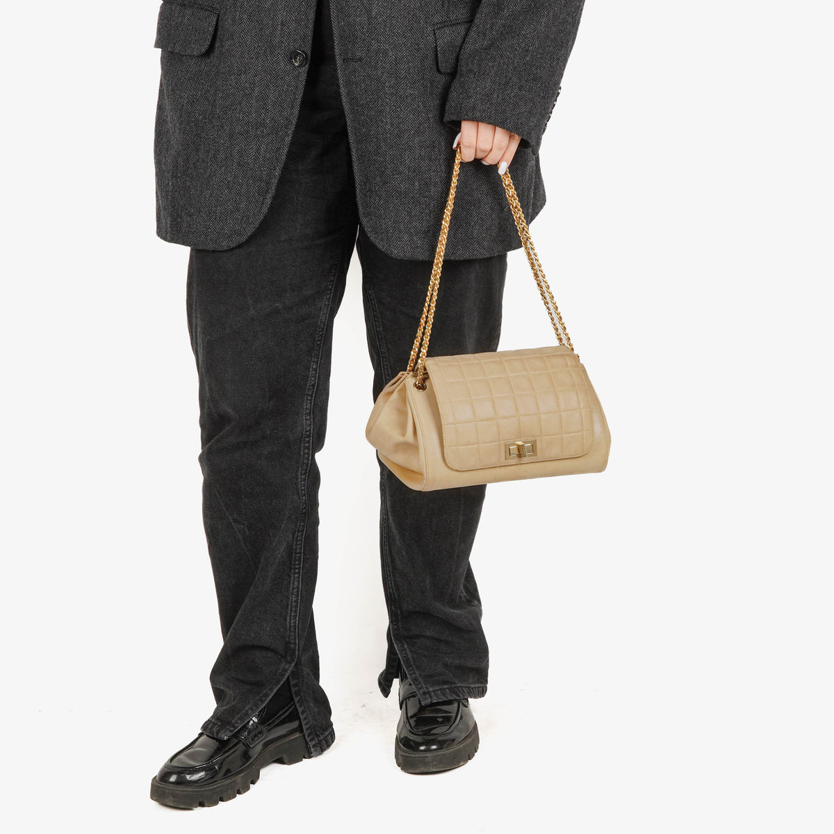 Chanel Chocolate Bar Accordion Flap Bag