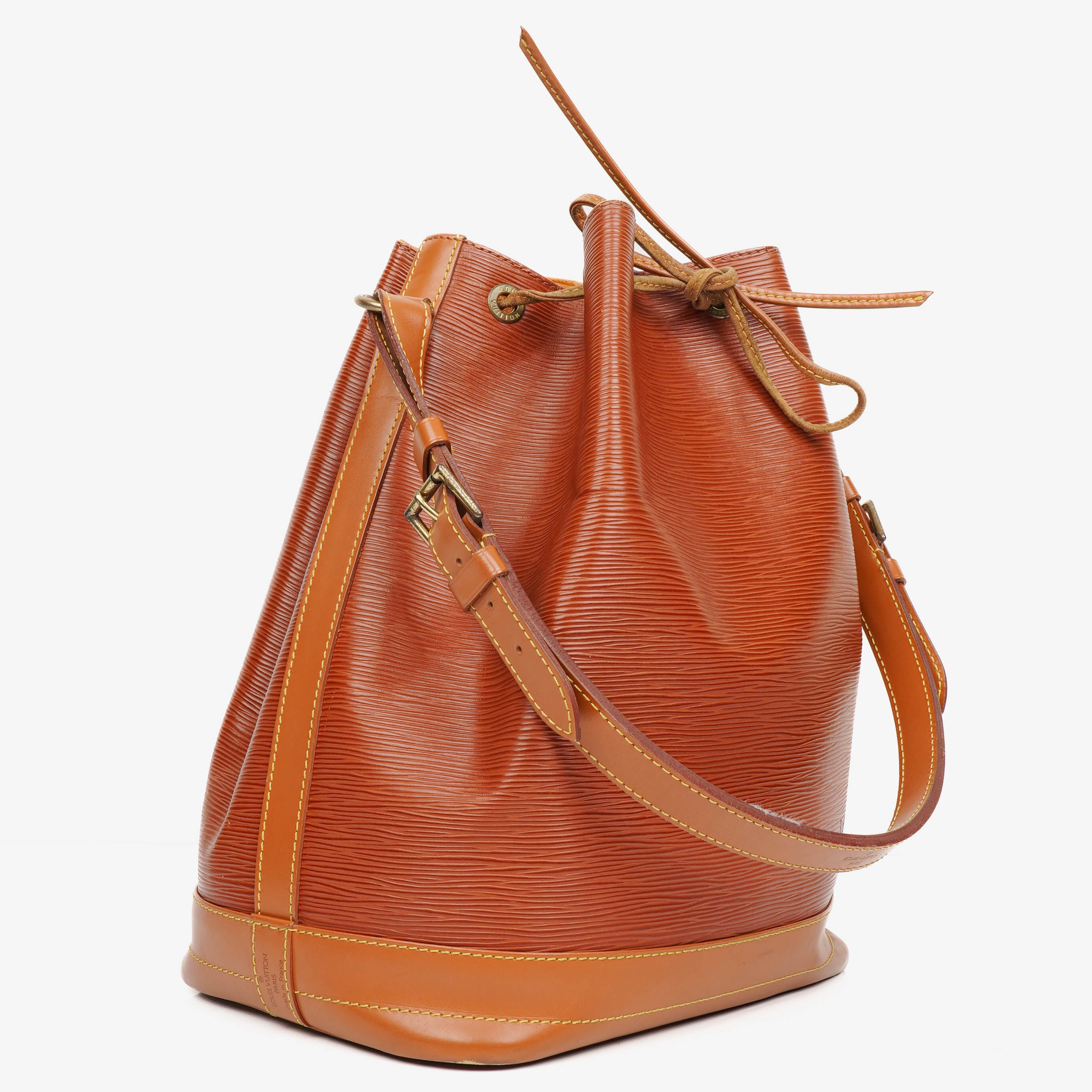 Louis Vuitton Noe Grande GM Bi-Colour Brown Epi Leather Shoulder Bag
