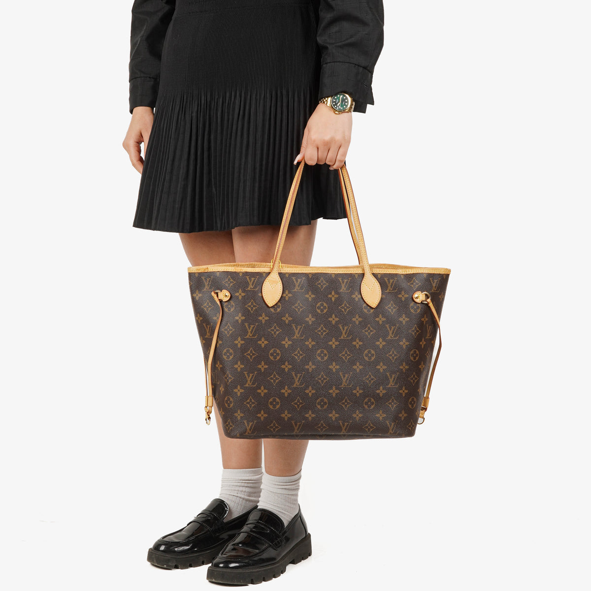 Louis Vuitton Neverfull MM Monogram Canvas Tote Bag