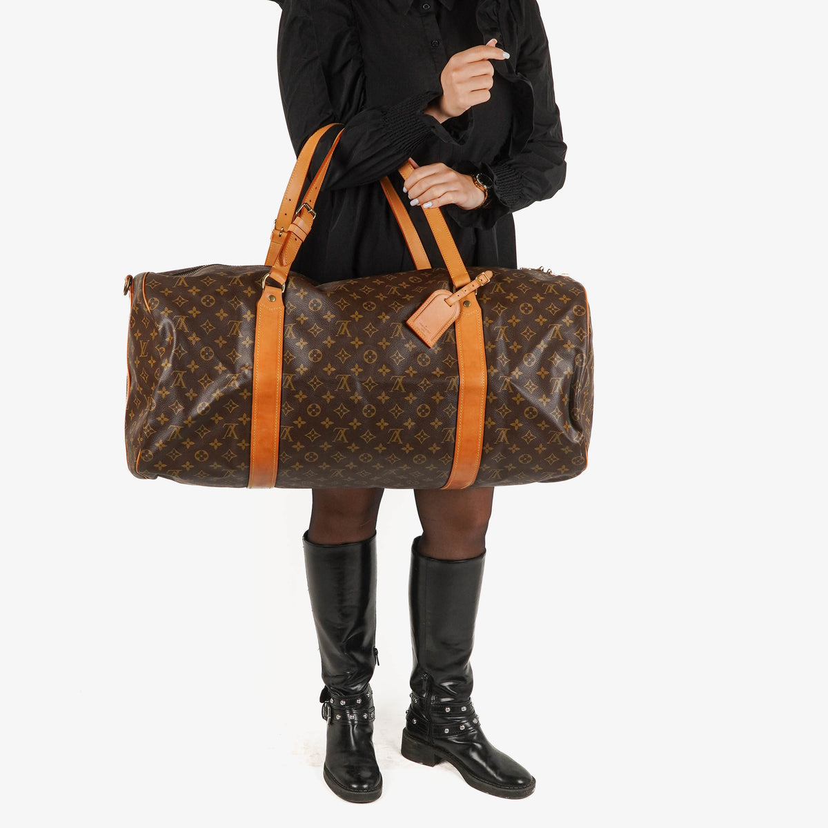 Louis Vuitton Sac Polochon 65 Monogram Canvas Travel Bag