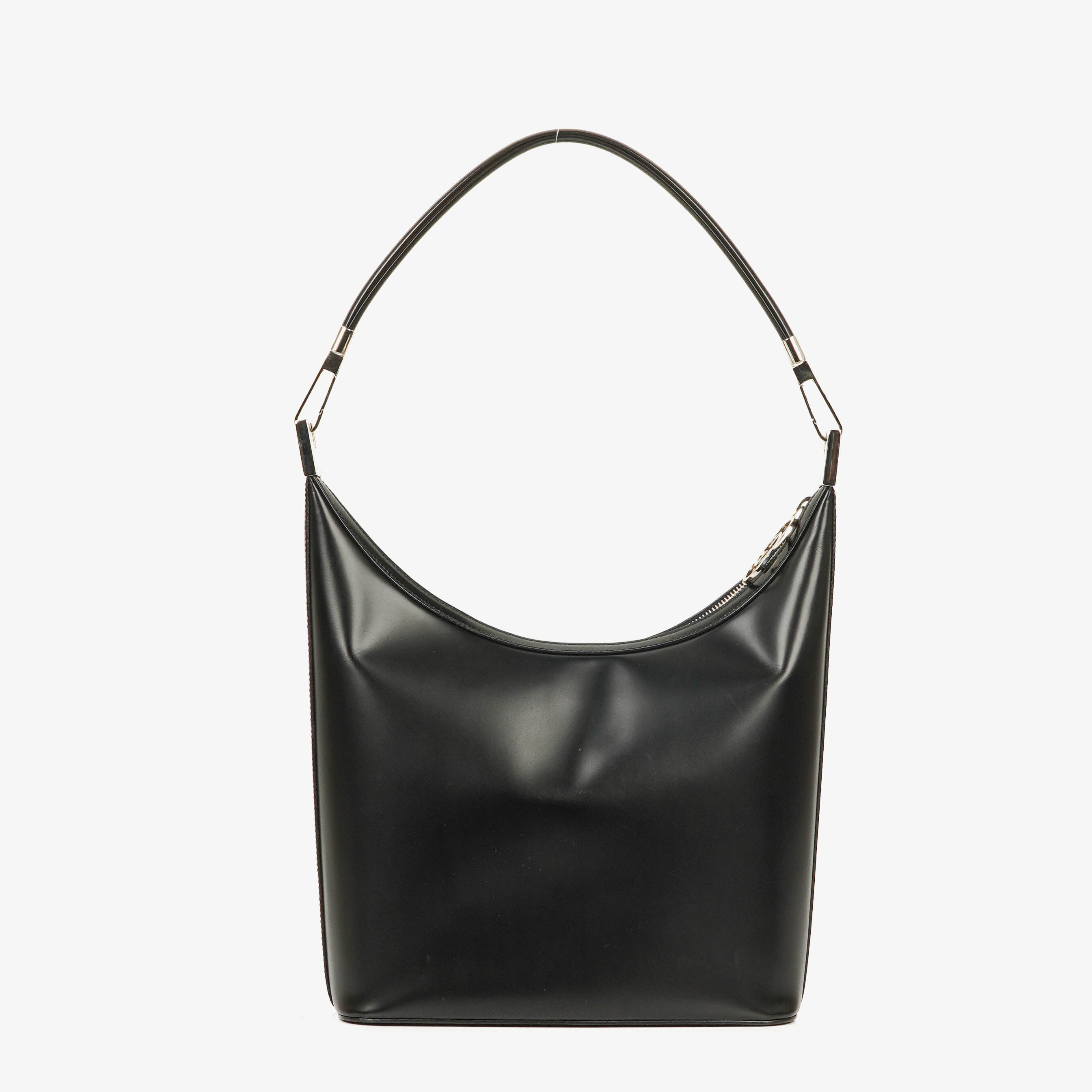 Gucci Black Leather Hobo Shoulder Bag
