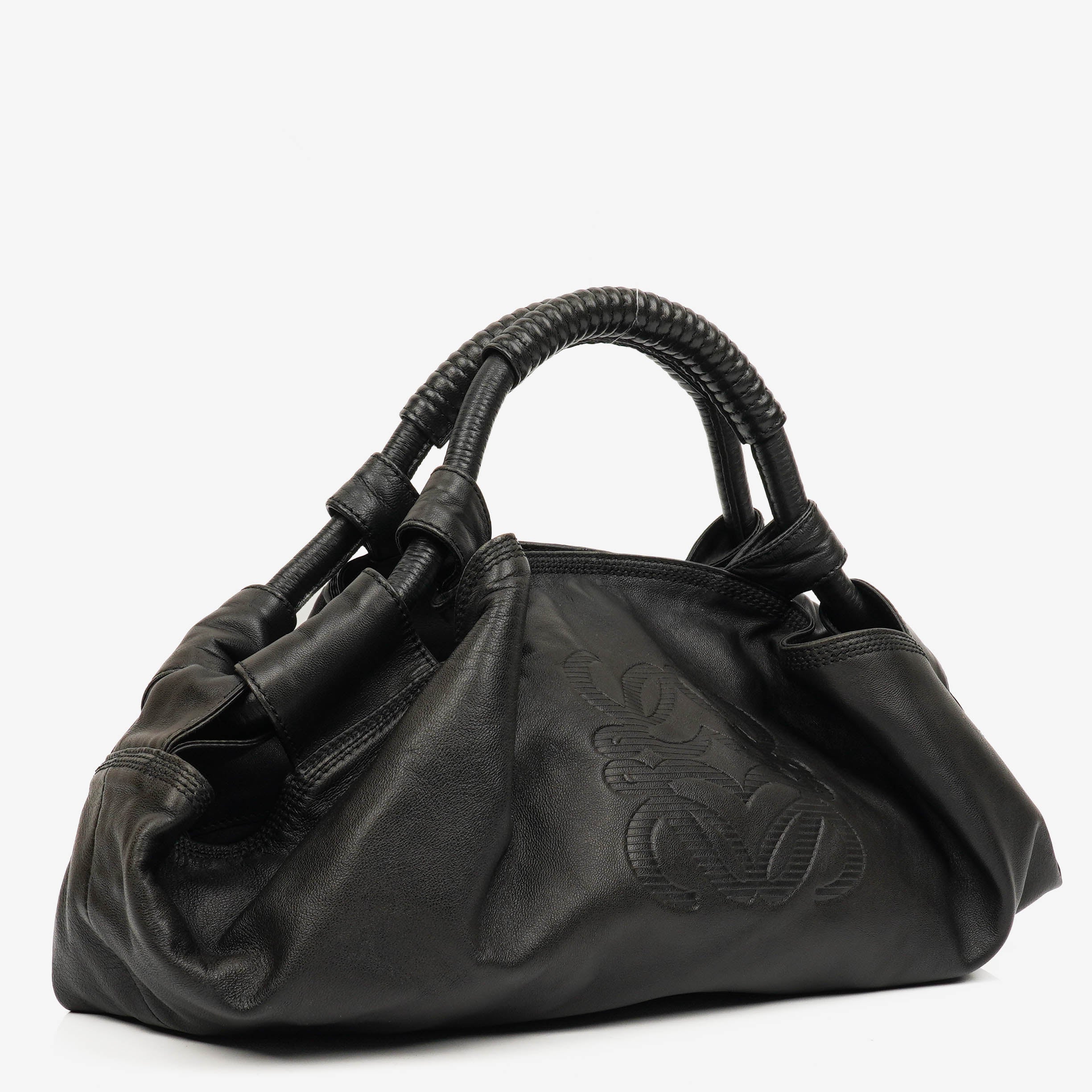 Loewe Black Aire Nappa Anagram Shoulder Bag