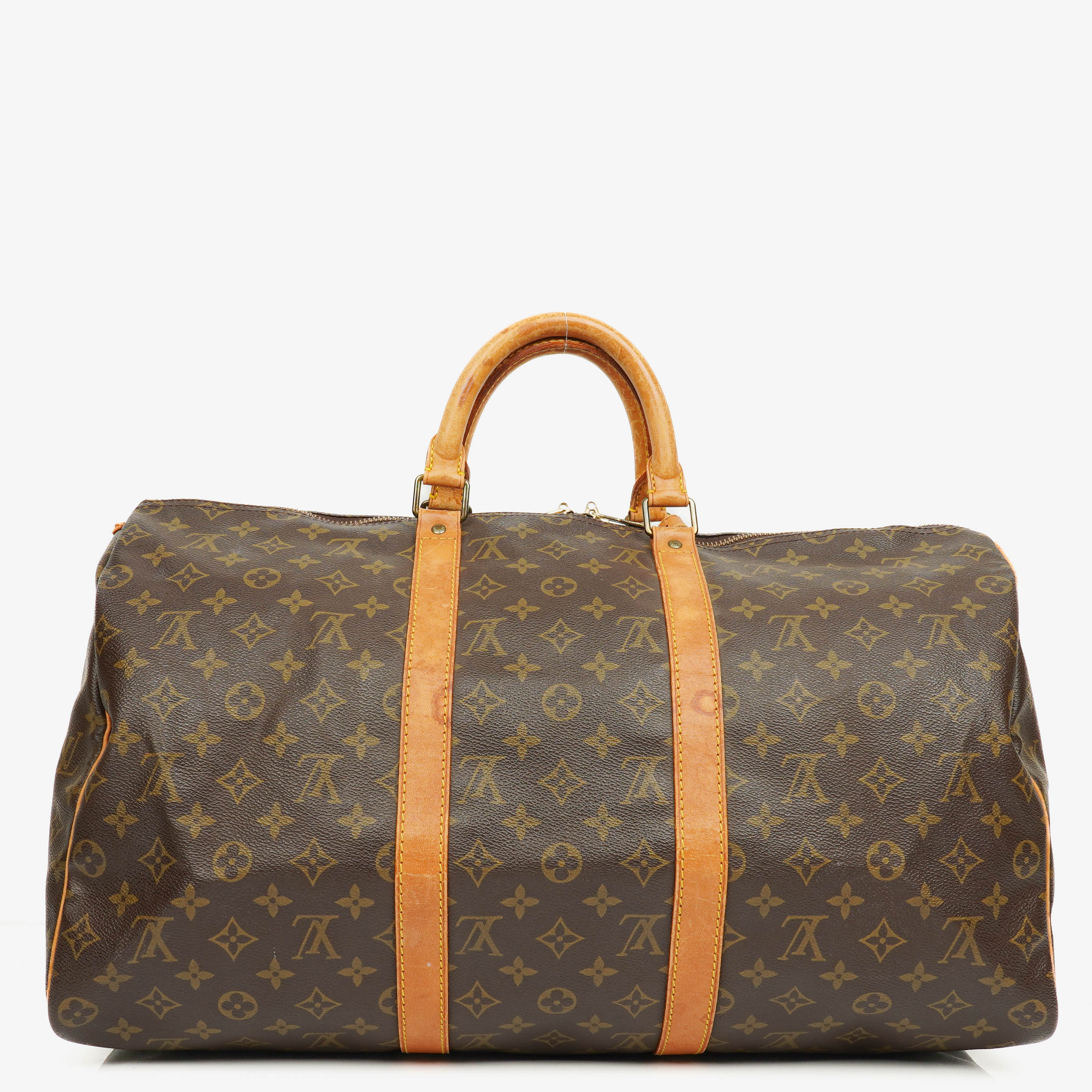 Louis Vuitton Keepall 50 Monogram Canvas Travel Bag 