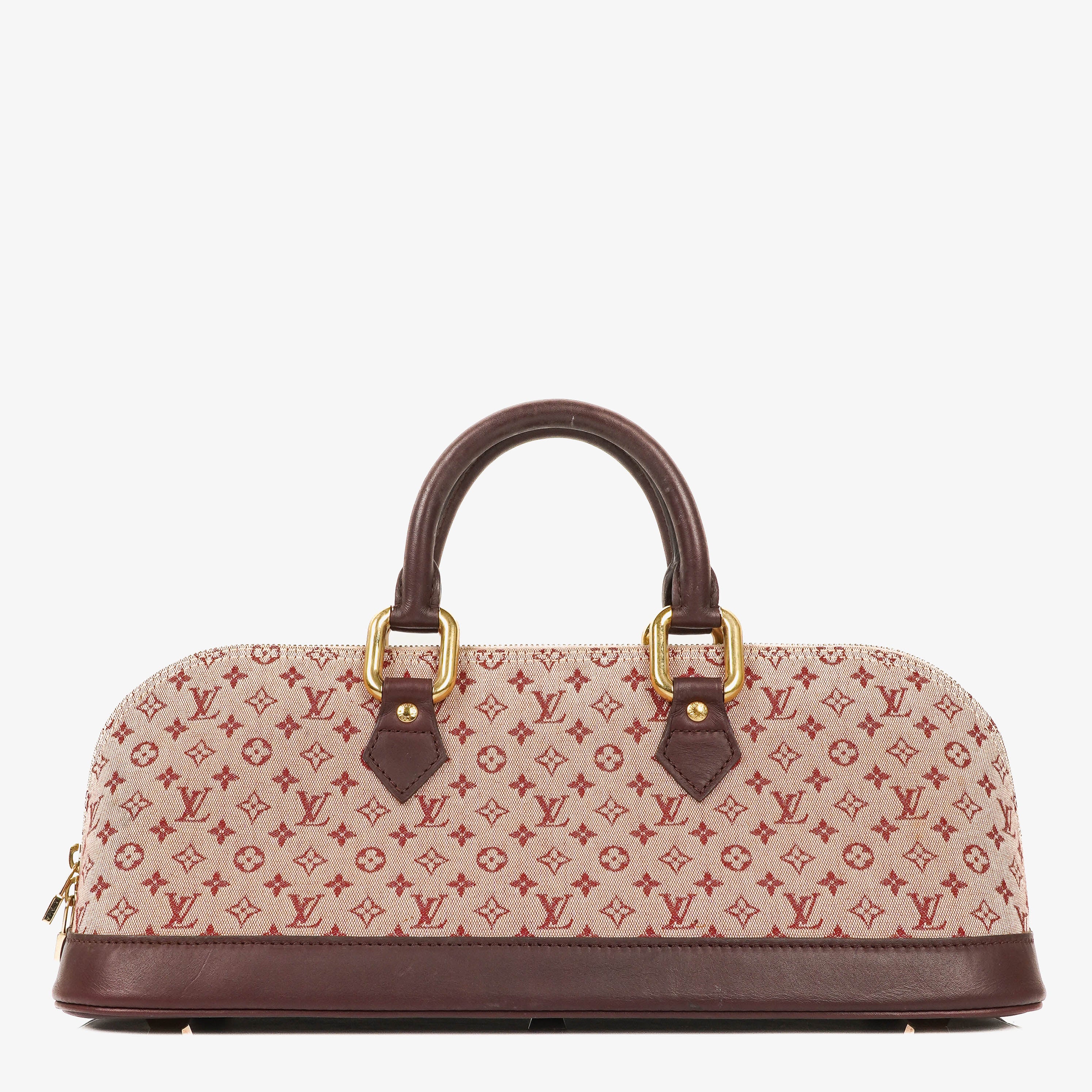 Louis Vuitton Mini Alma Long Cherry Monogram Handbag