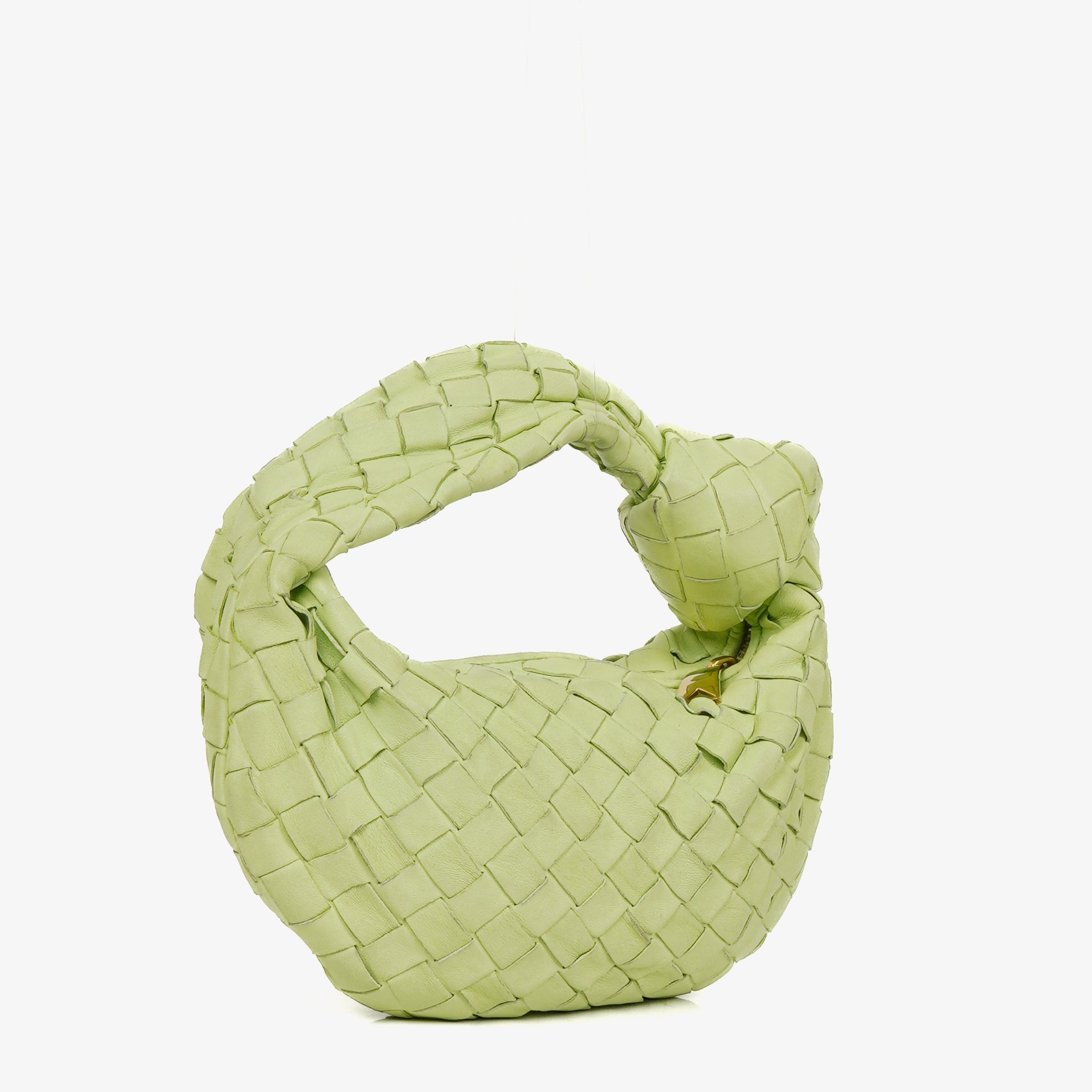 Bottega Veneta Mini Jodie Fennel Nappa Intrecciato Bag