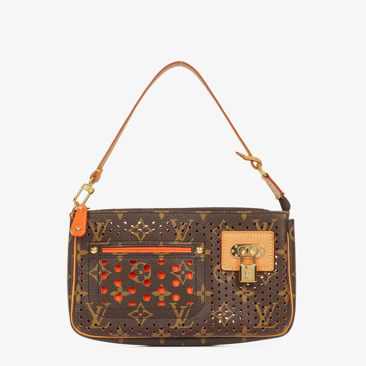 Louis Vuitton Perforated Monogram Pochette Accessories Bag