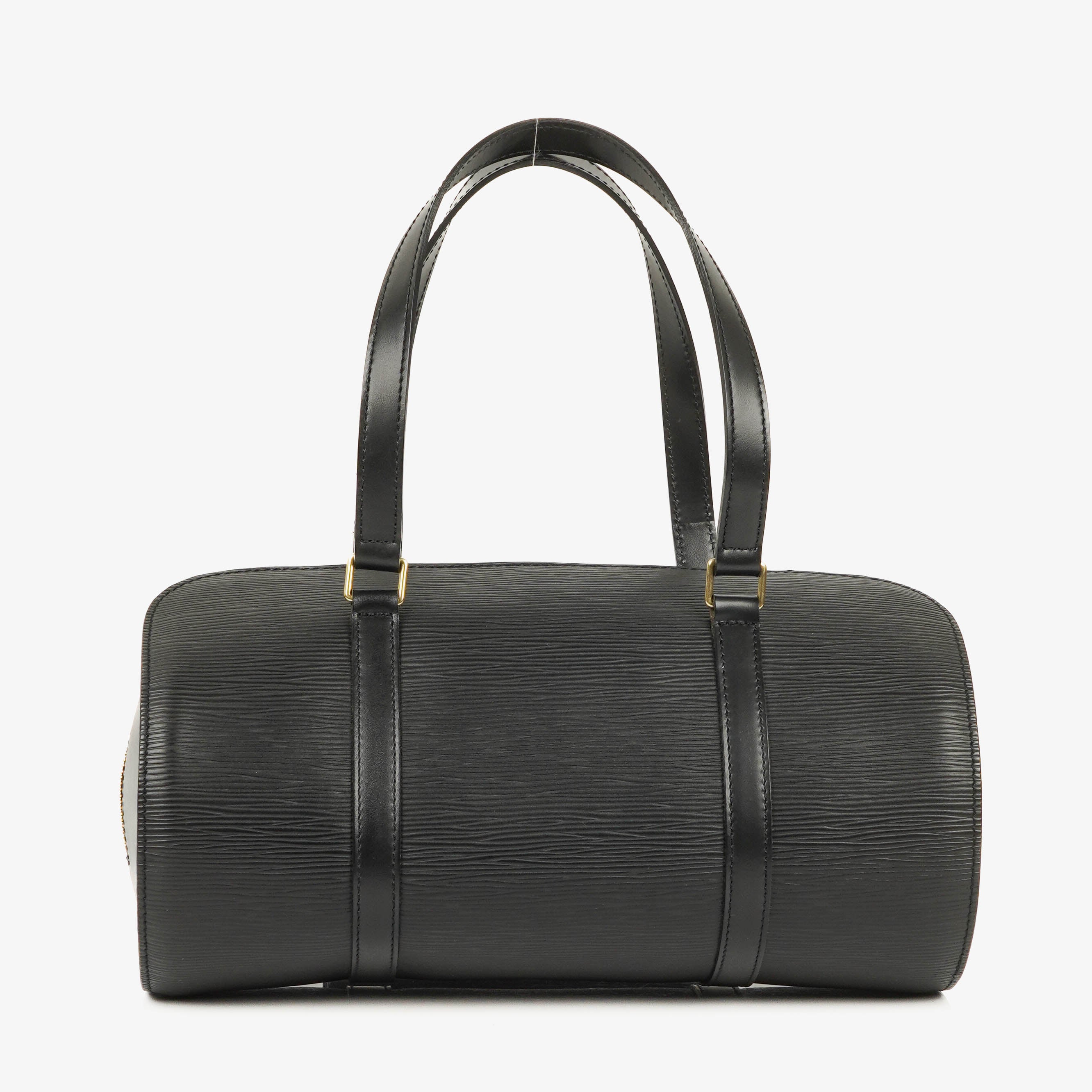 Louis Vuitton Soufflot Handbag In Black Epi Leather