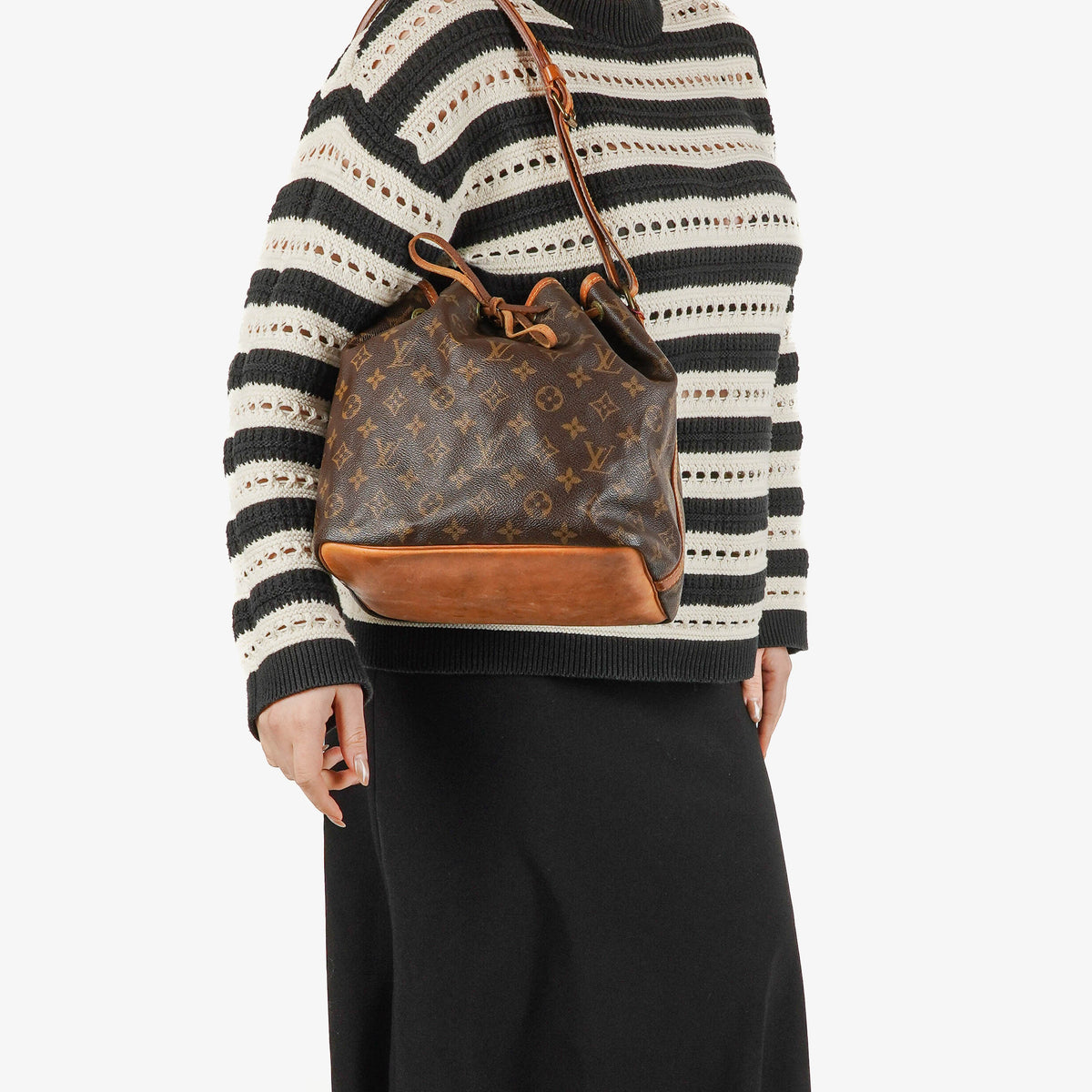 Louis Vuitton Petit Noe Monogram Canvas Shoulder Bag