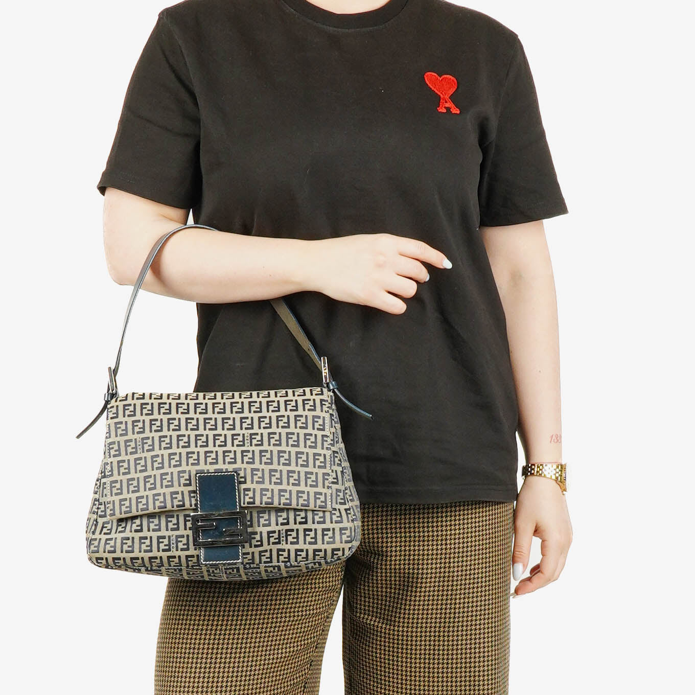Fendi Mamma Baguette Shoulder Bag
