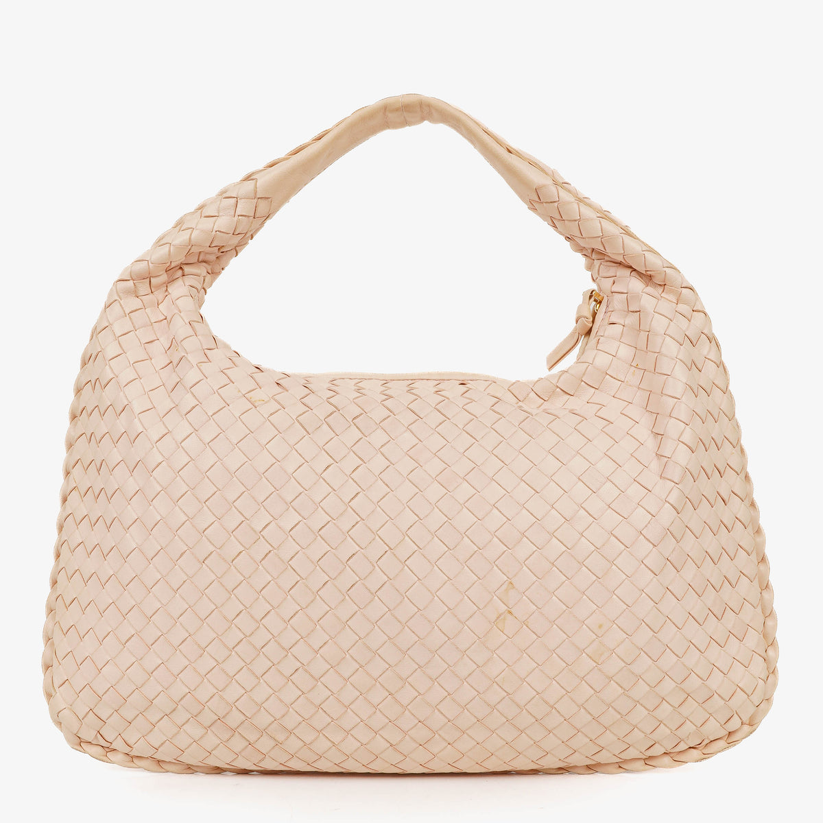 Bottega Veneta Nappa Intrecciato Neutral Medium Veneta Hobo Bag