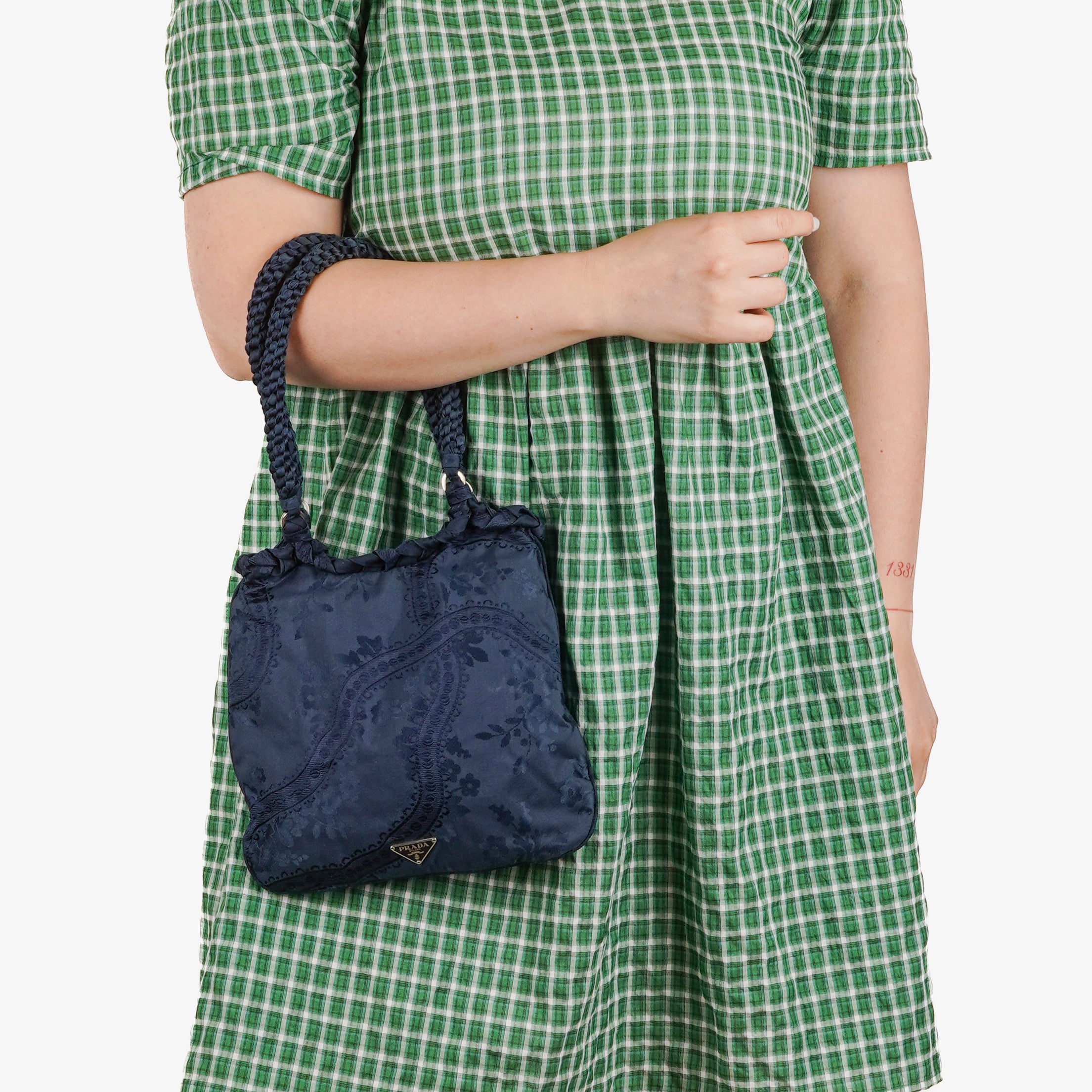 Prada Nylon Navy Shoulder Bag