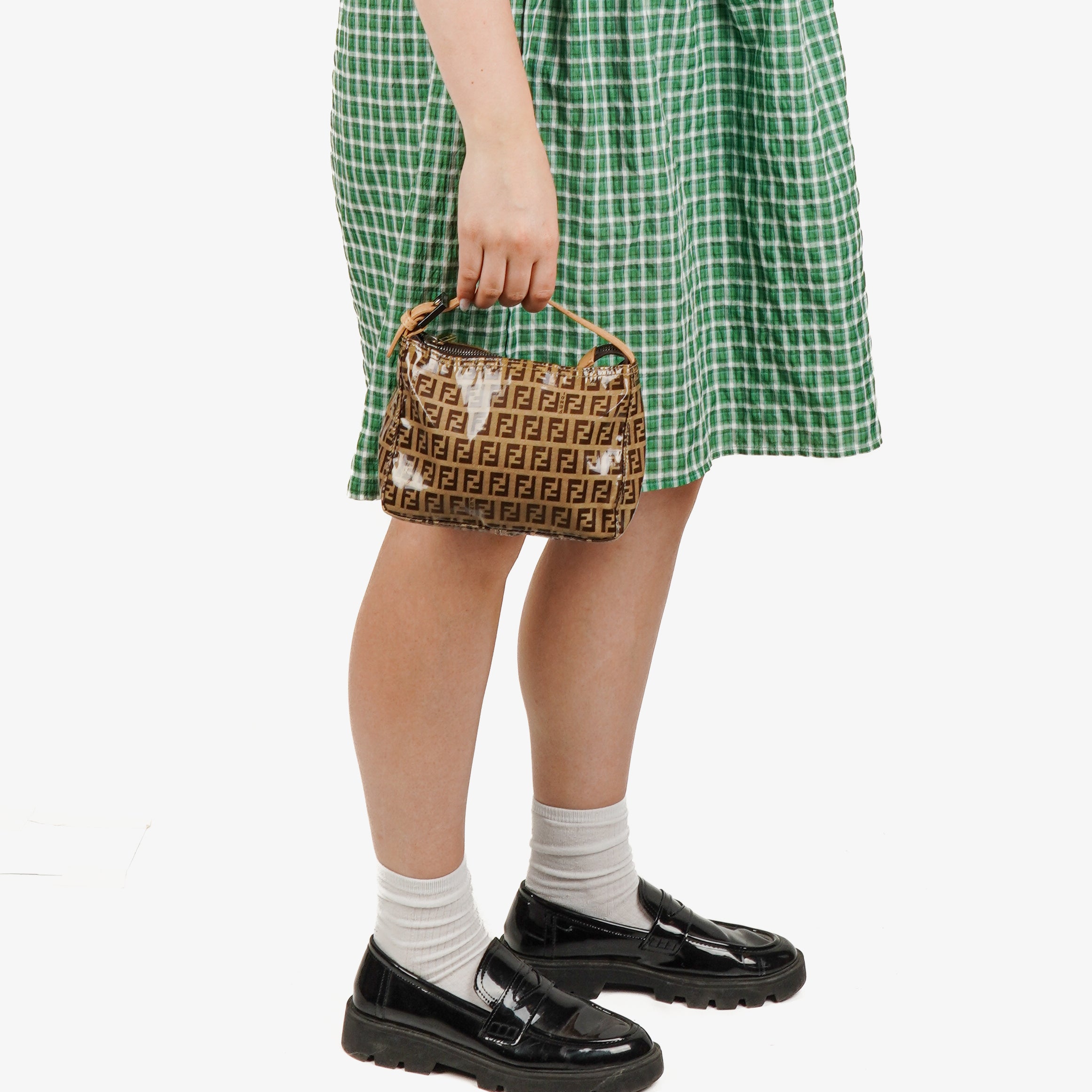 Fendi Vinyl Zucchino Mini Bag