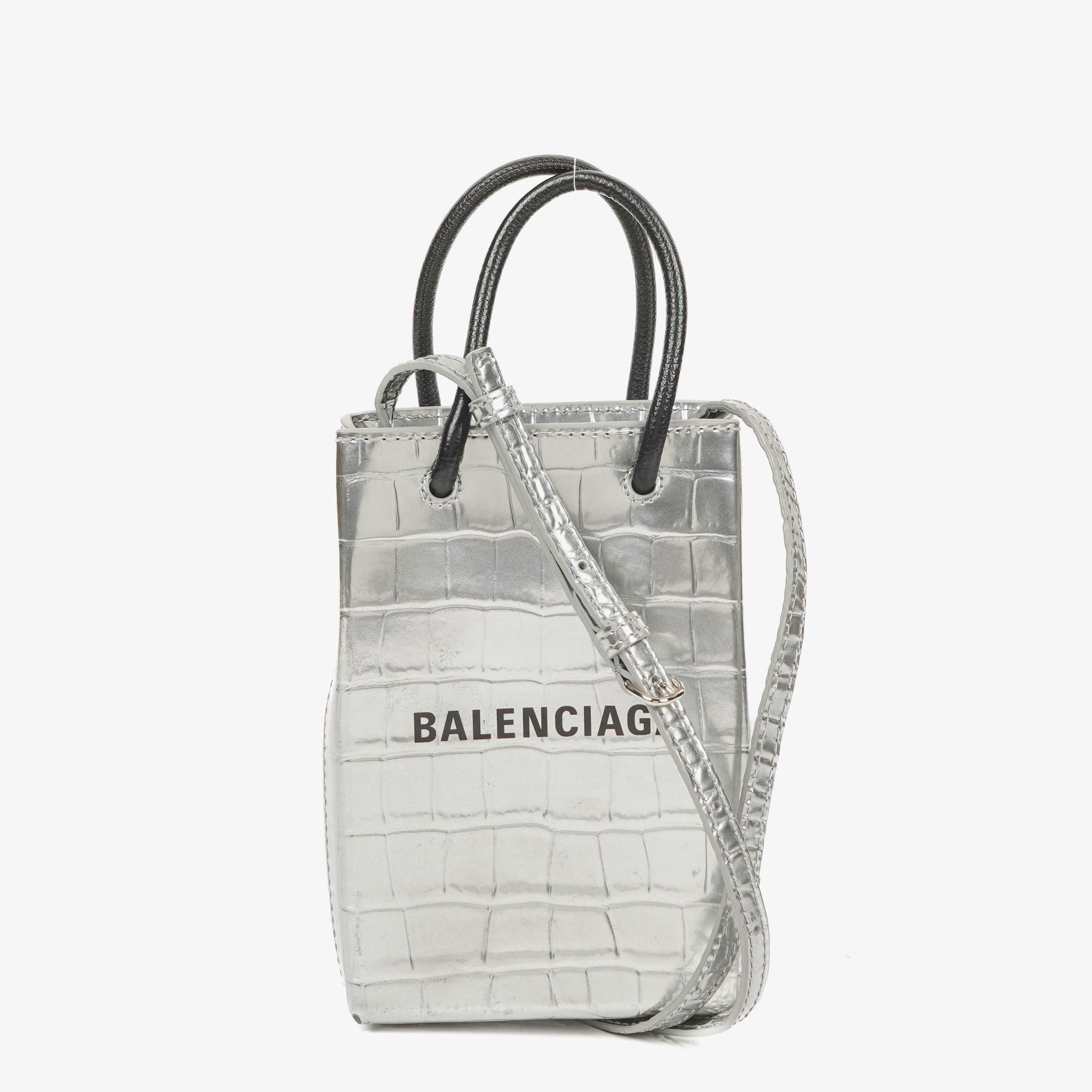 Balenciaga Shopping Phone Holder Bag
