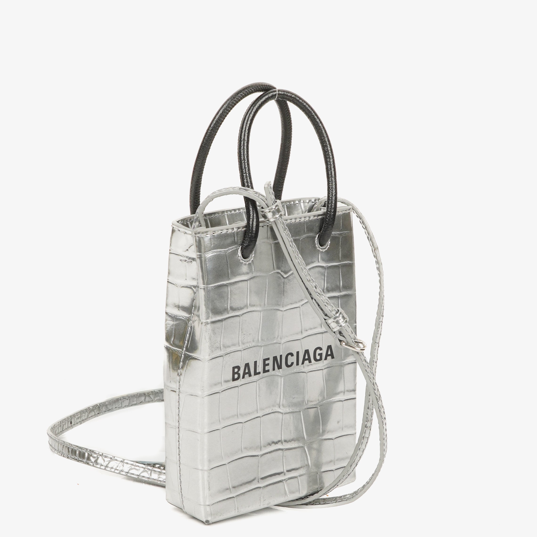 Balenciaga Shopping Phone Holder Bag