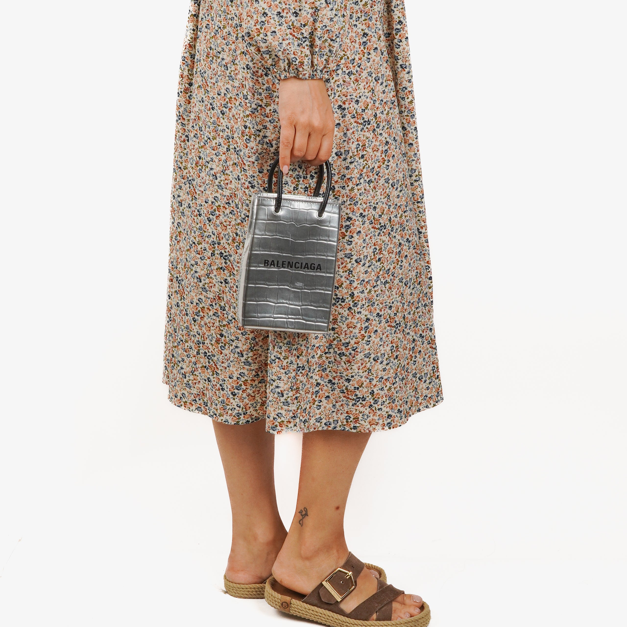 Balenciaga Shopping Phone Holder Bag