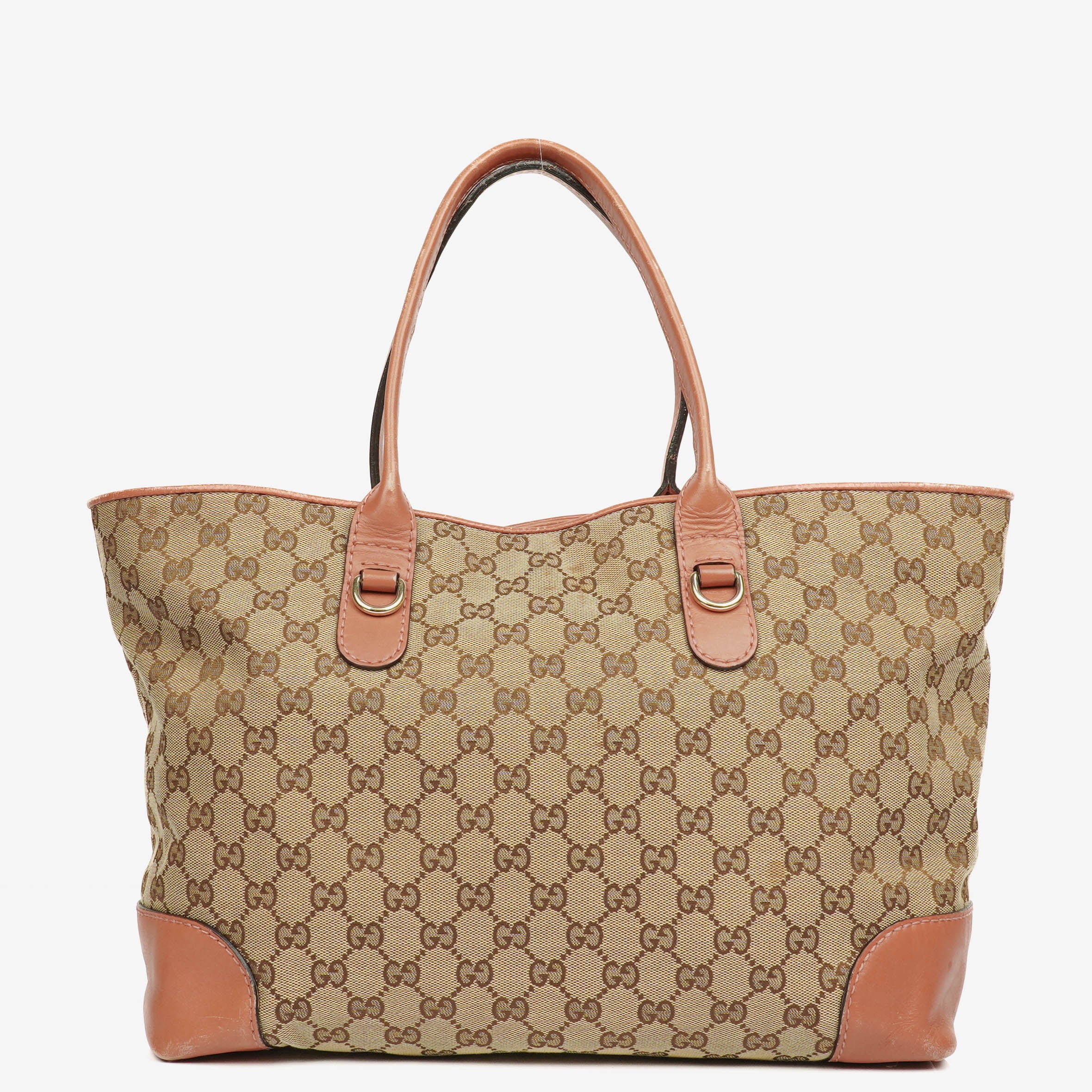 Gucci GG Canvas Heart Bit Tote Bag