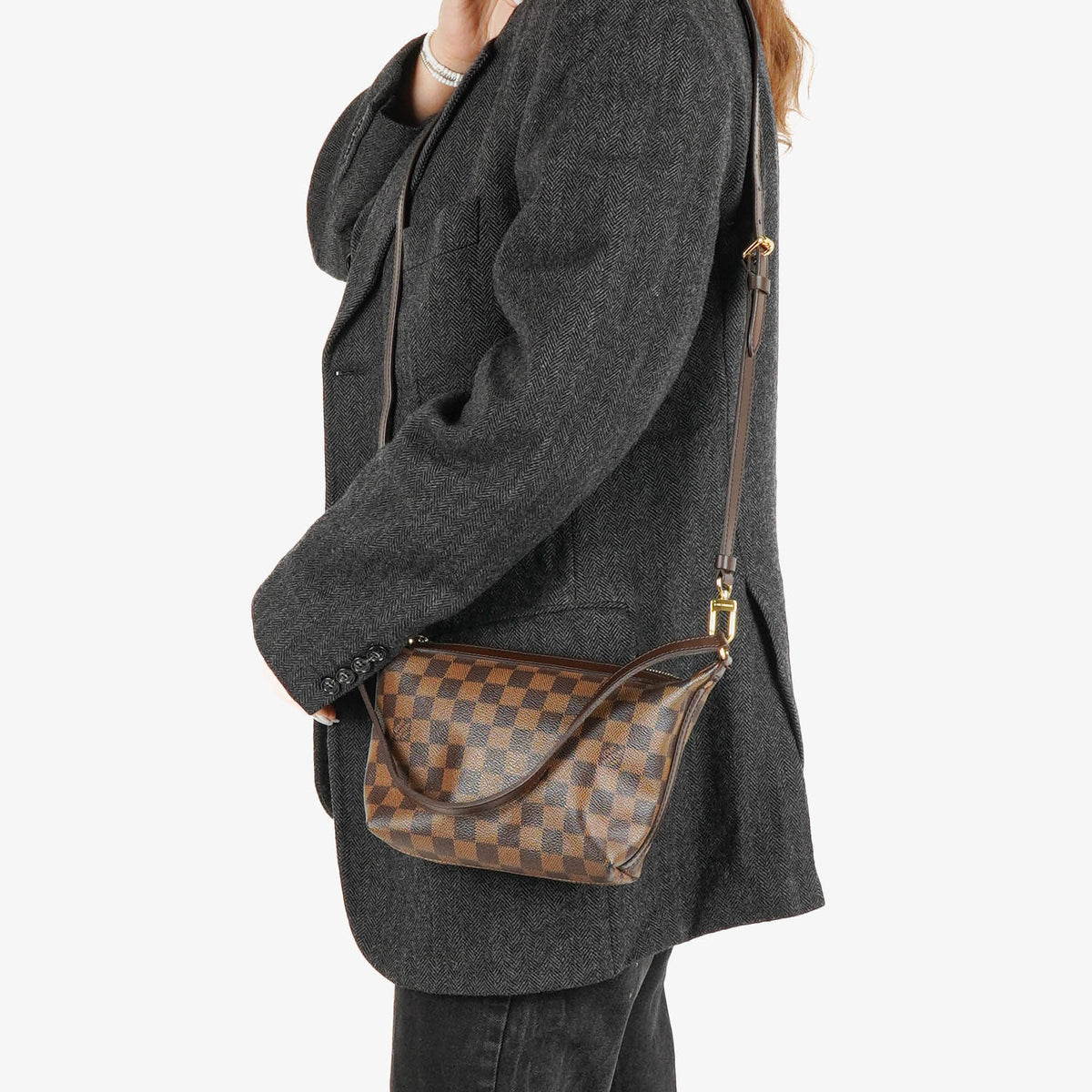 Louis Vuitton Damier Ebene Illovo PM Shoulder Bag