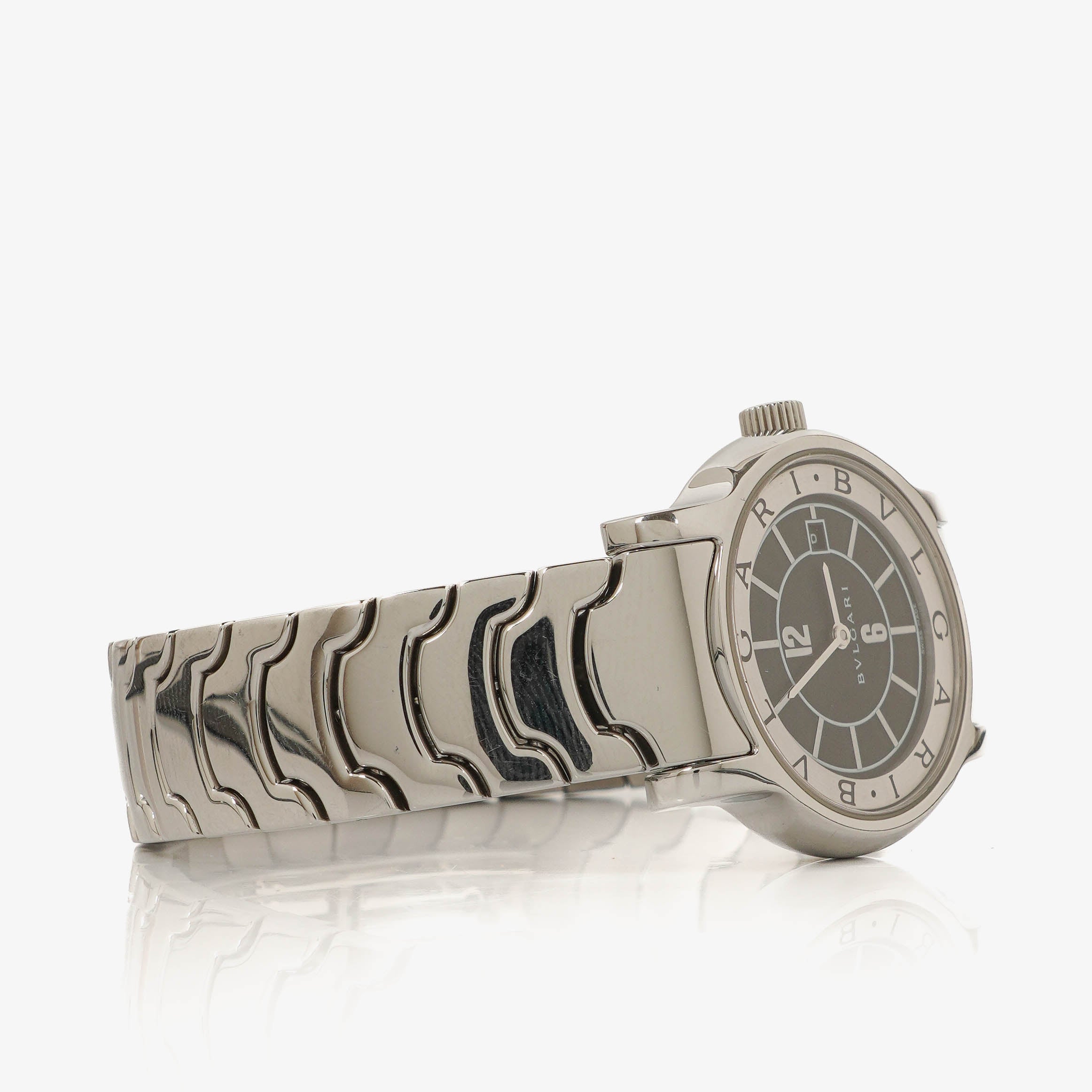 Bvlgari Bulgari Solotempo Stainless Steel 28mm Quartz Watch 