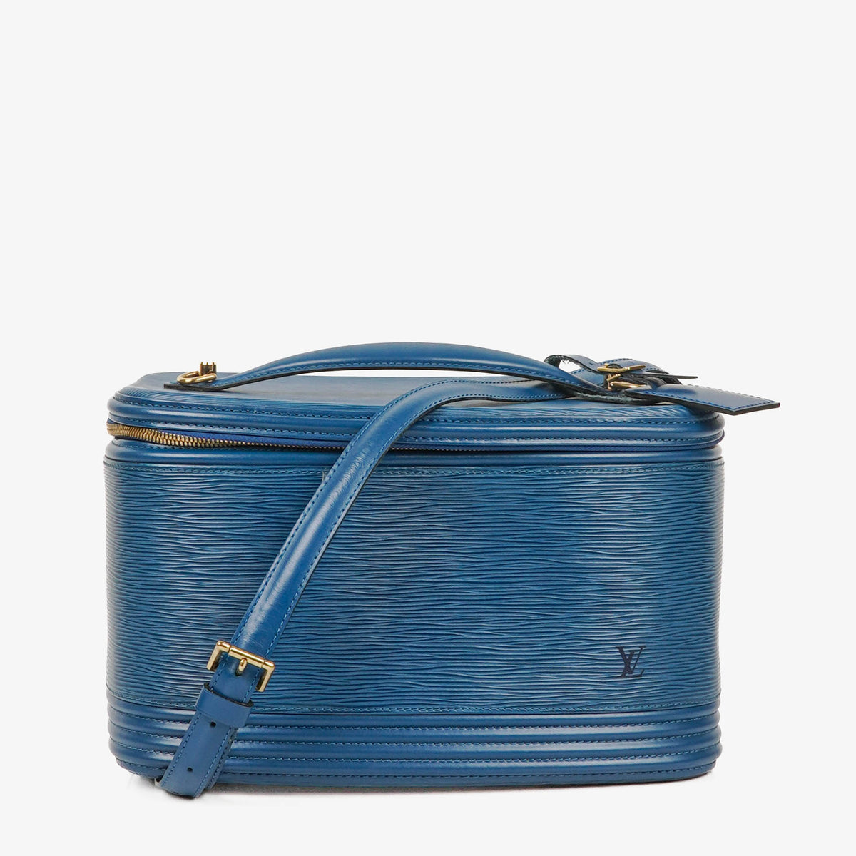 Louis Vuitton Nice Blue EPI Leather Vanity Case