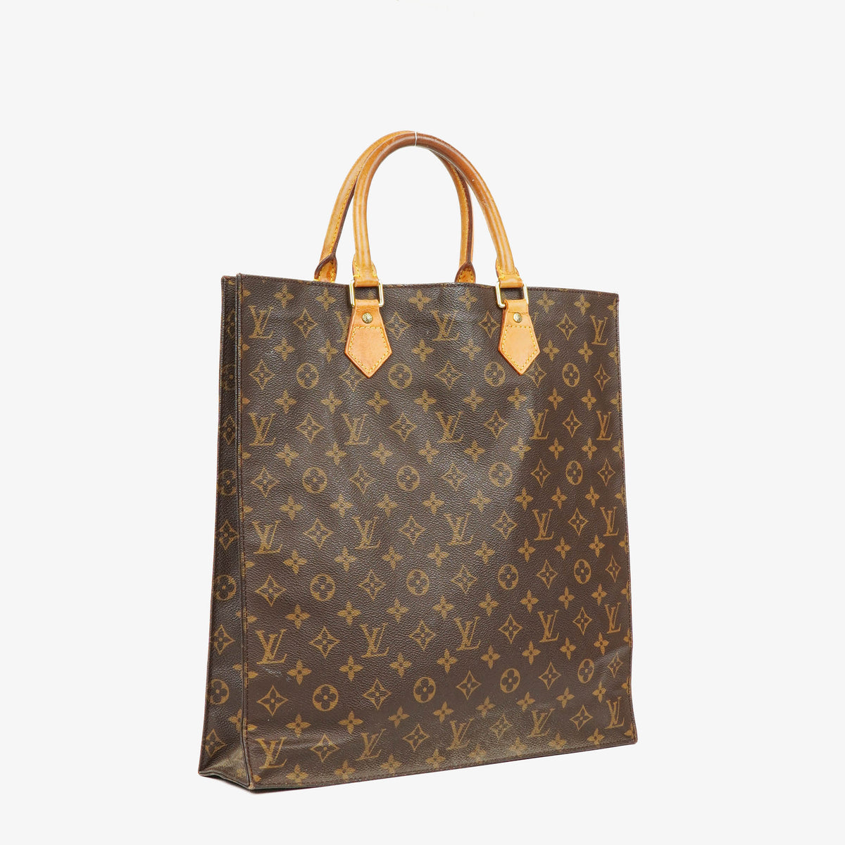 Louis Vuitton Sac Plat Monogram Canvas Bag