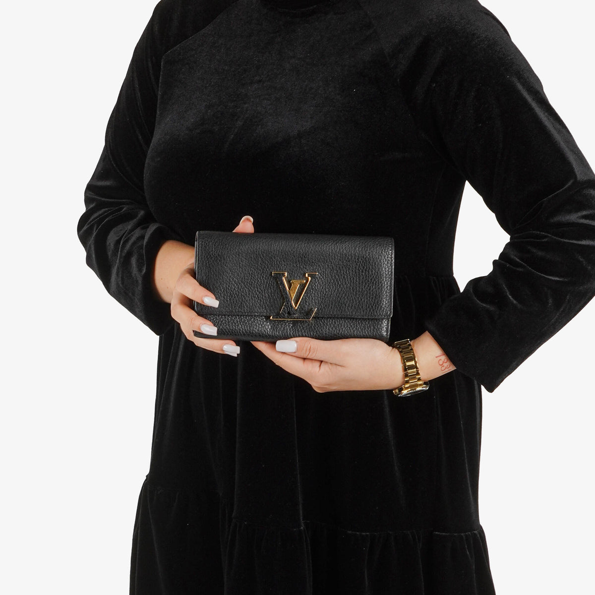 Louis Vuitton Capucines Taurillon Wallet