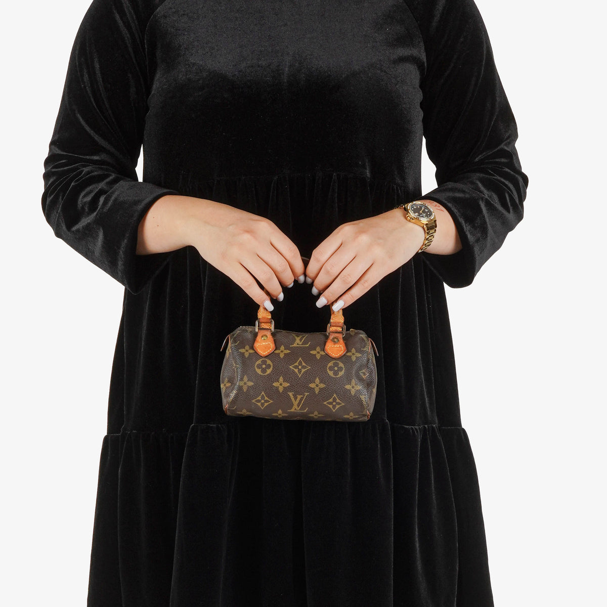 Louis Vuitton Nano Speedy Monogram Canvas Mini Bag