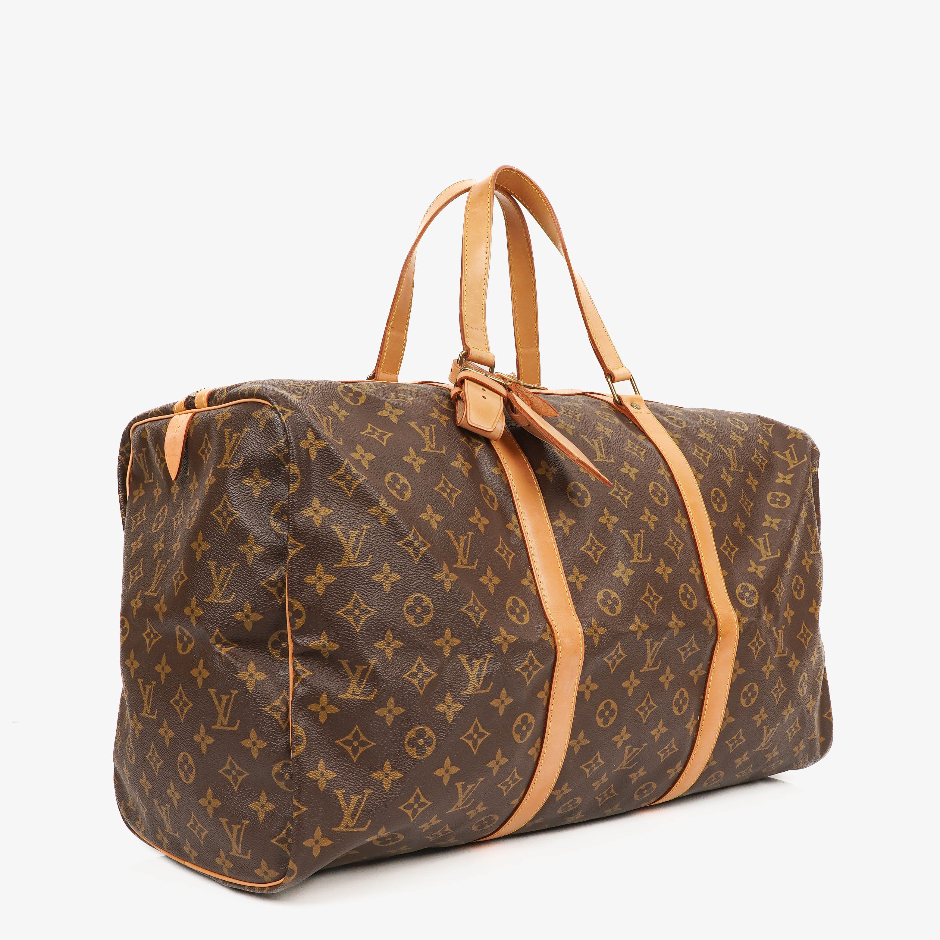 Louis Vuitton Sac Souple 55 Monogram Canvas Travel Bag