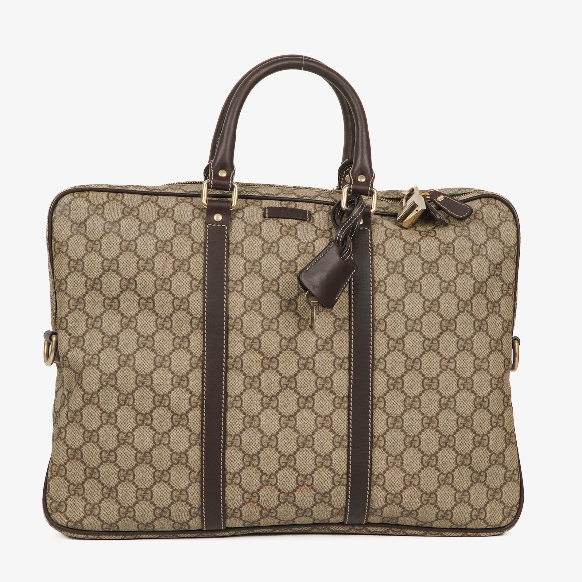 Gucci GG Supreme Canvas Briefcase