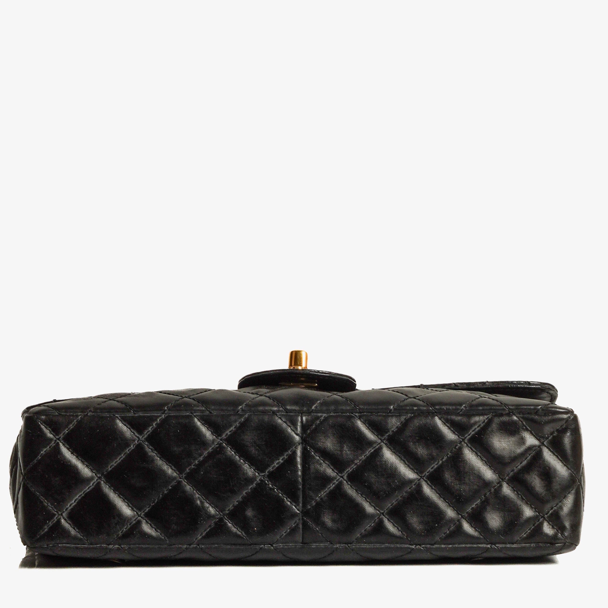 Chanel Classic Single Flap Bag Quilted Lambskin With 24K Gold-Plated Hardware