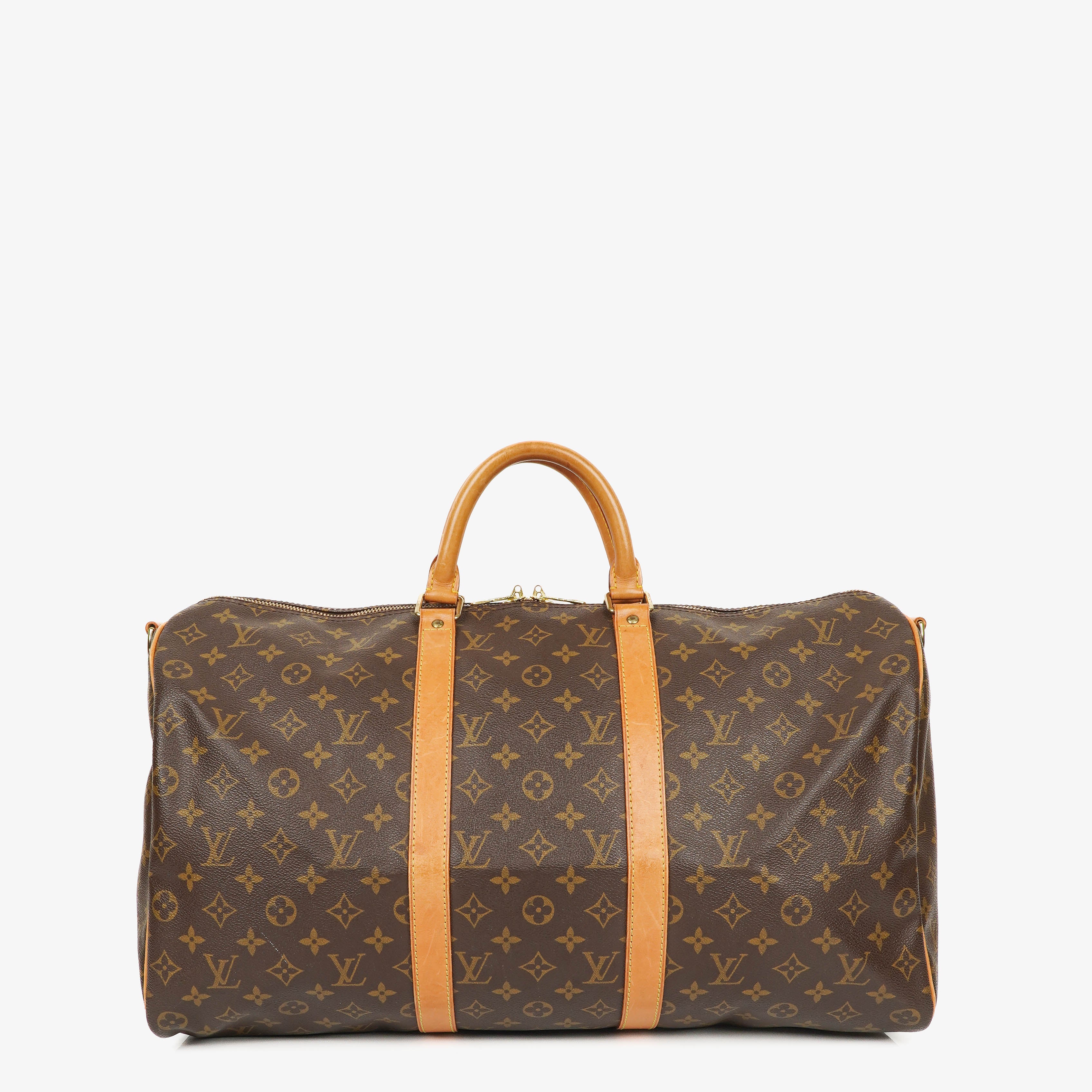 Sac de Voyage Louis Vuitton Keepall 50 Bandoulière en Toile Monogramme