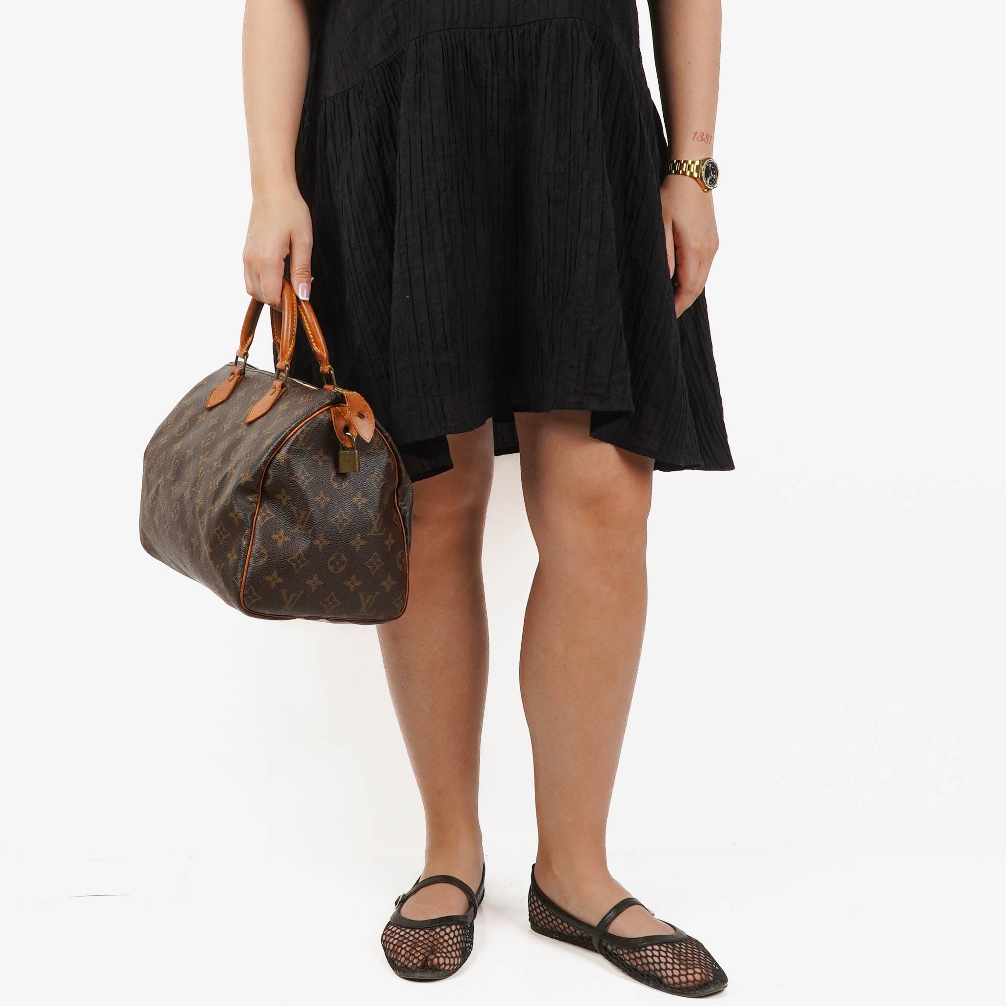 Louis Vuitton Speedy 30 Monogram Canvas Handbag